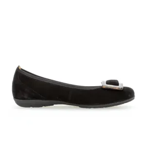 Gabor Women's 54.164.37 Buckle Ballet Flat - Black