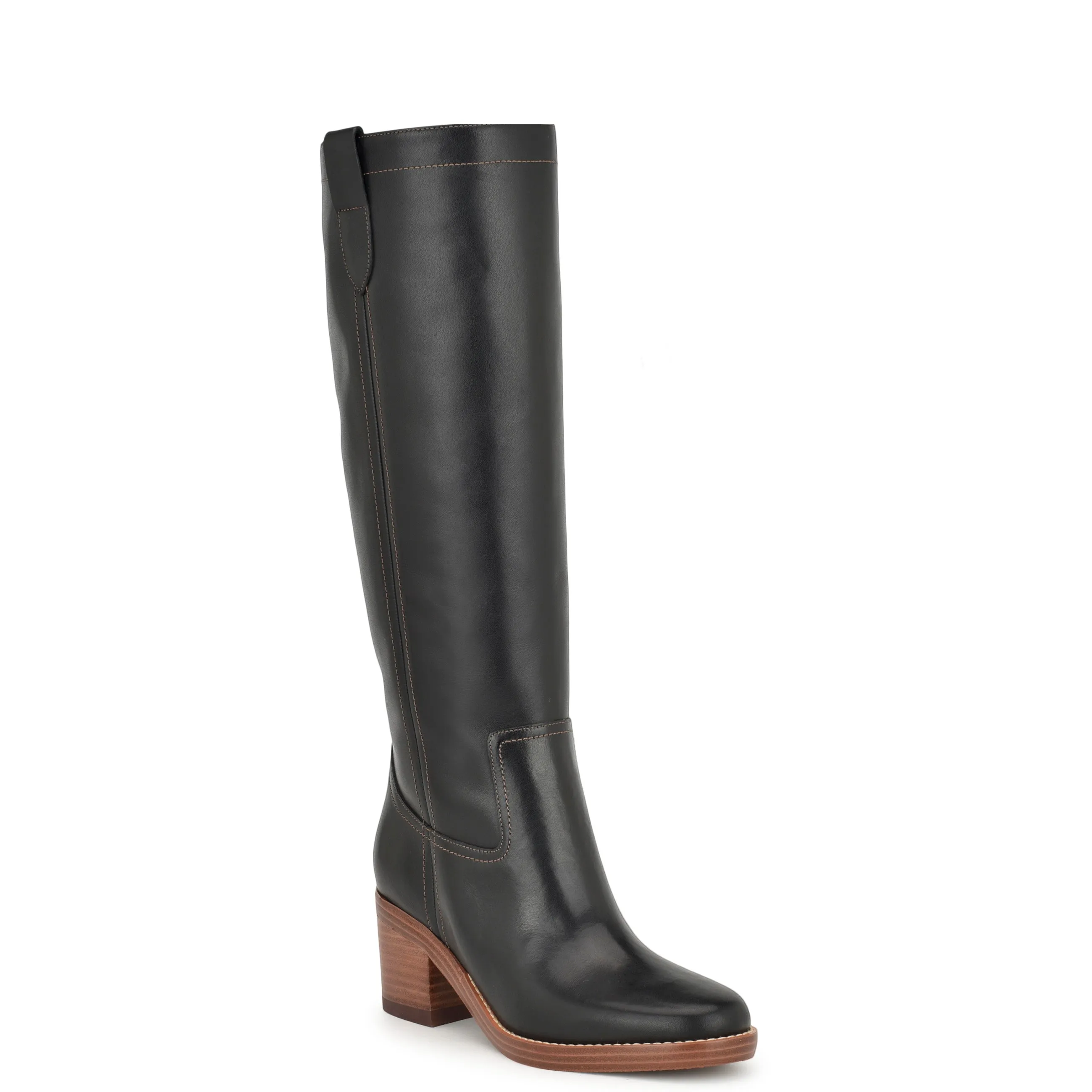 Hecee Block Heel Tailored Boots