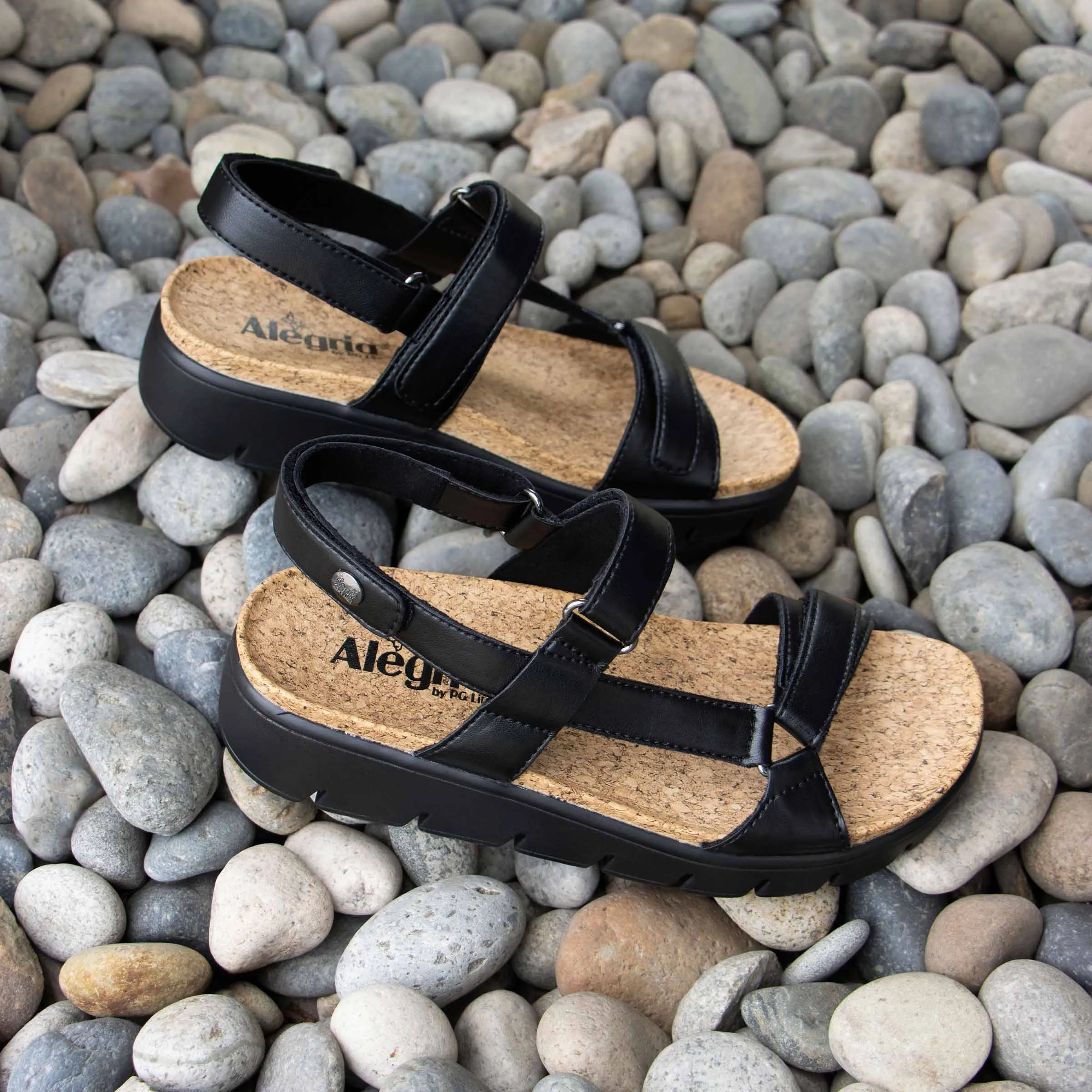 Henna Black Sandal