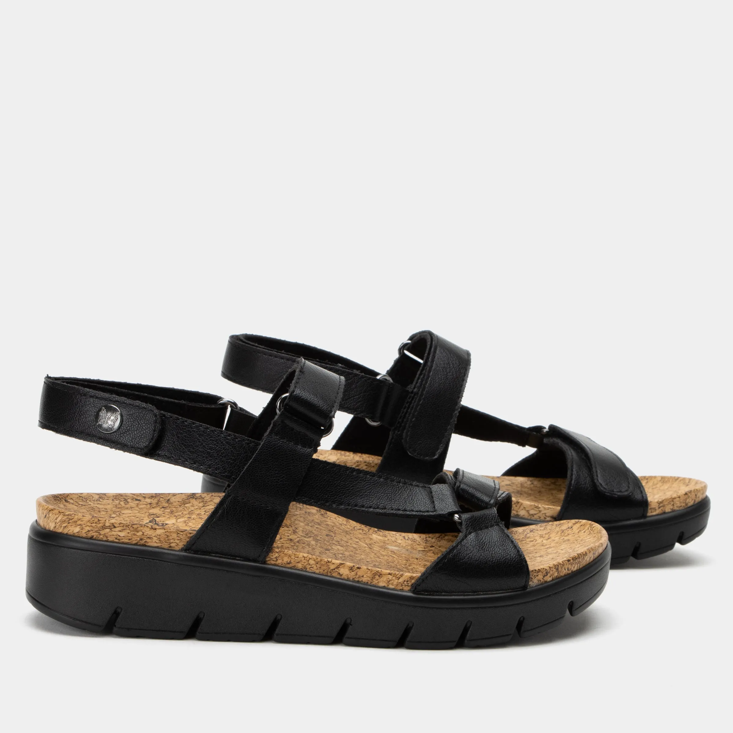 Henna Black Sandal