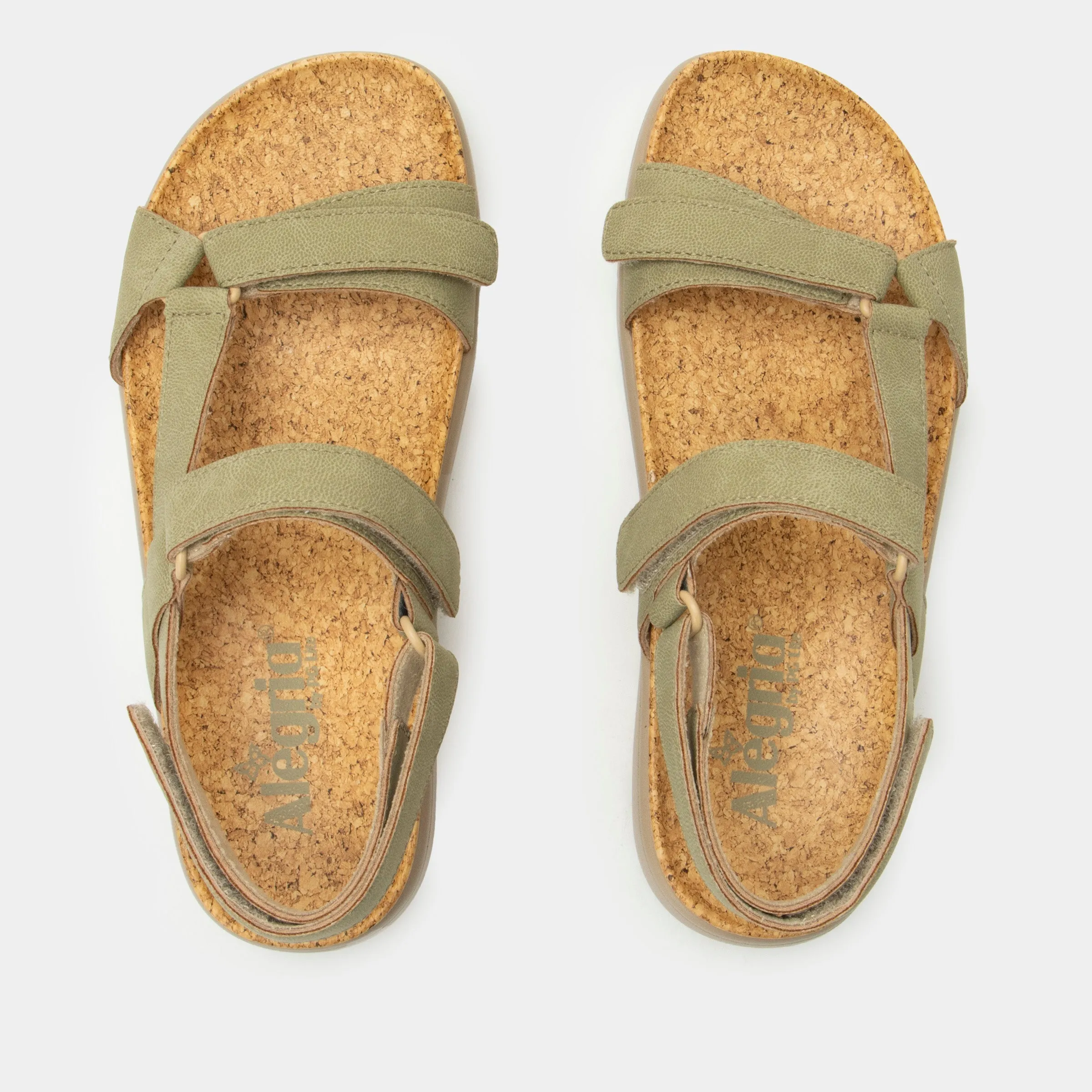 Henna Washed Khaki Sandal