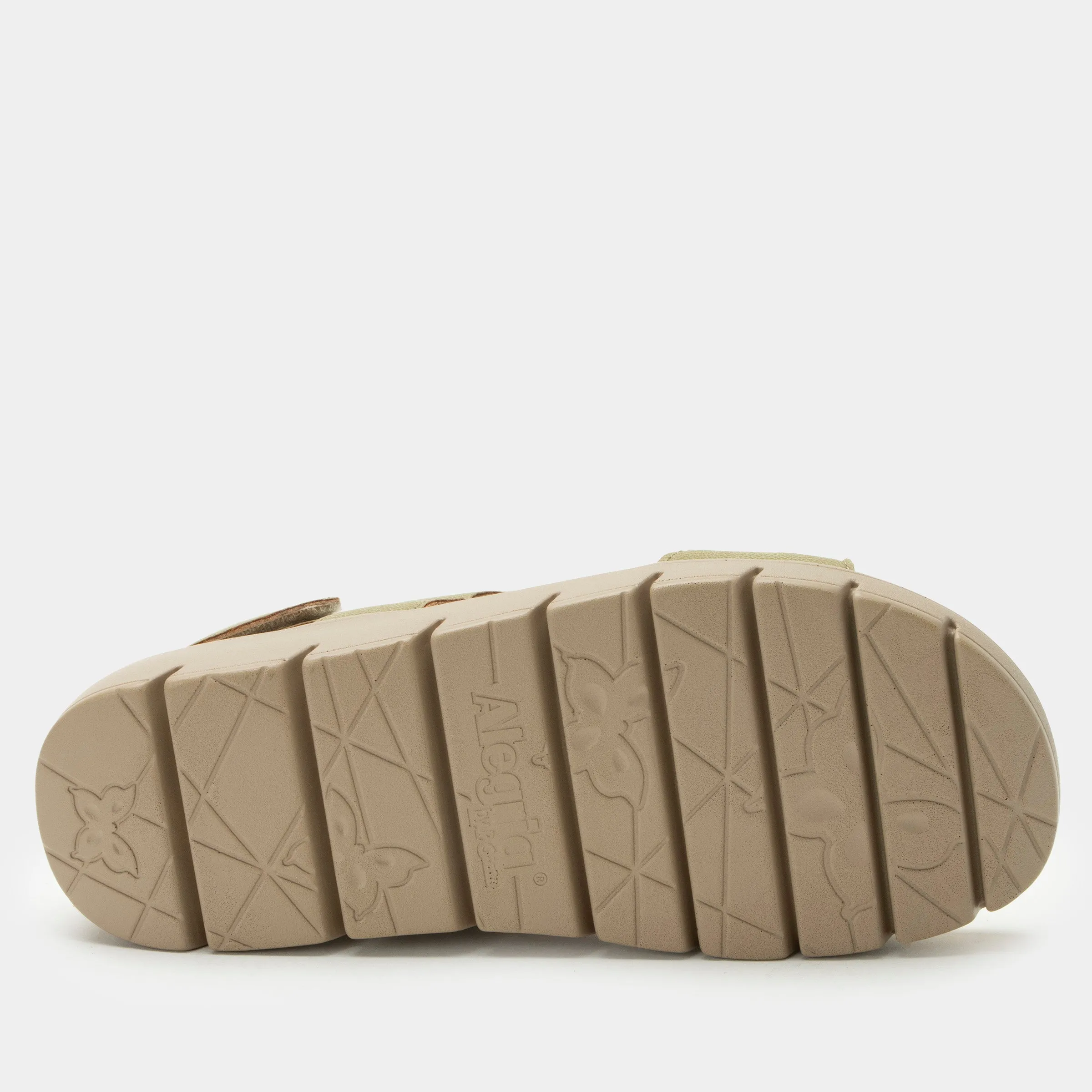Henna Washed Khaki Sandal