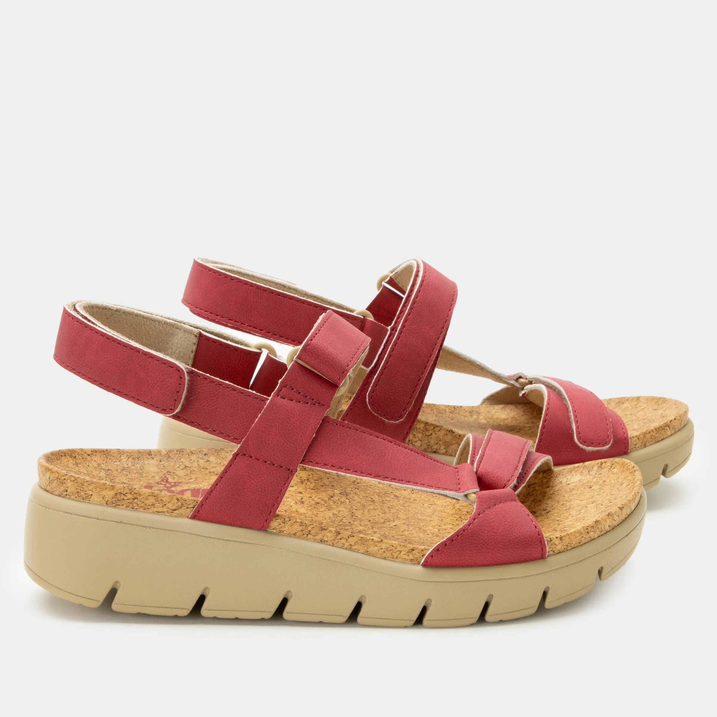 Henna Washed Ruby Sandal