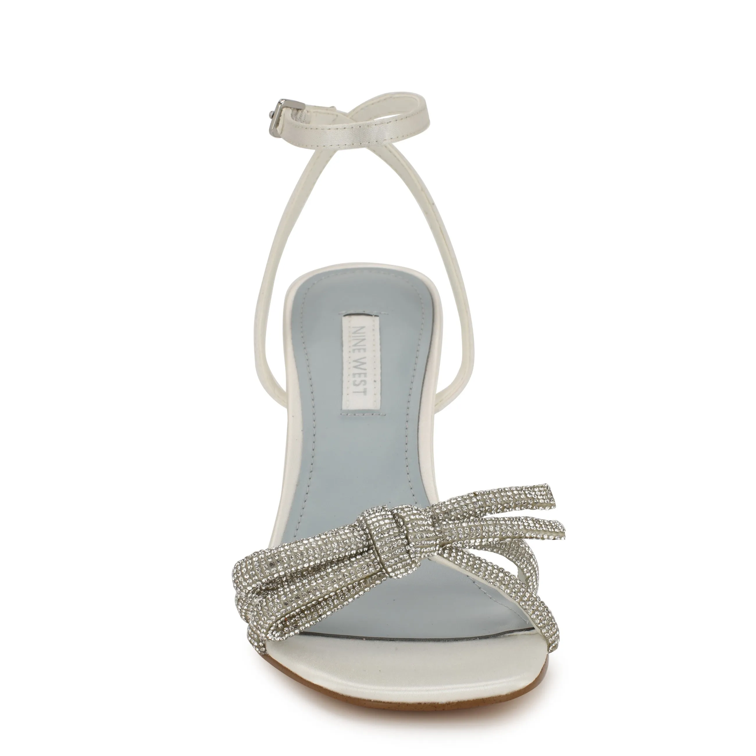 Ivid Rhinestone Bow Sandals