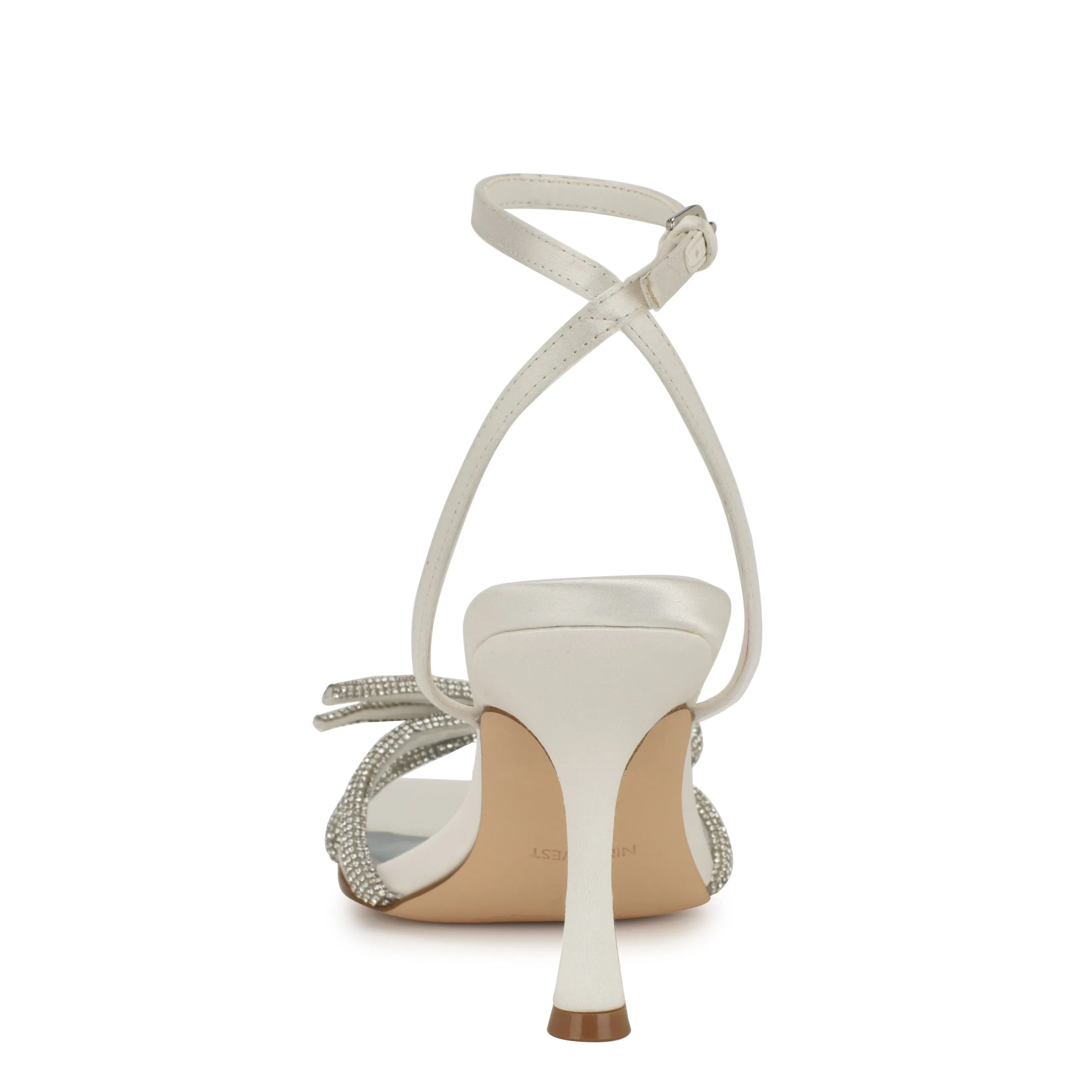 Ivid Rhinestone Bow Sandals