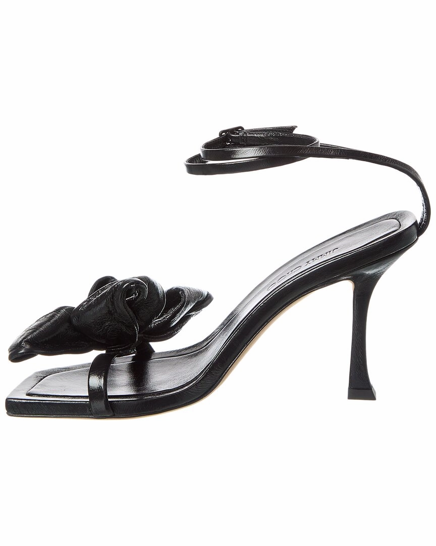 Jimmy Choo Staz 90 Leather Sandal