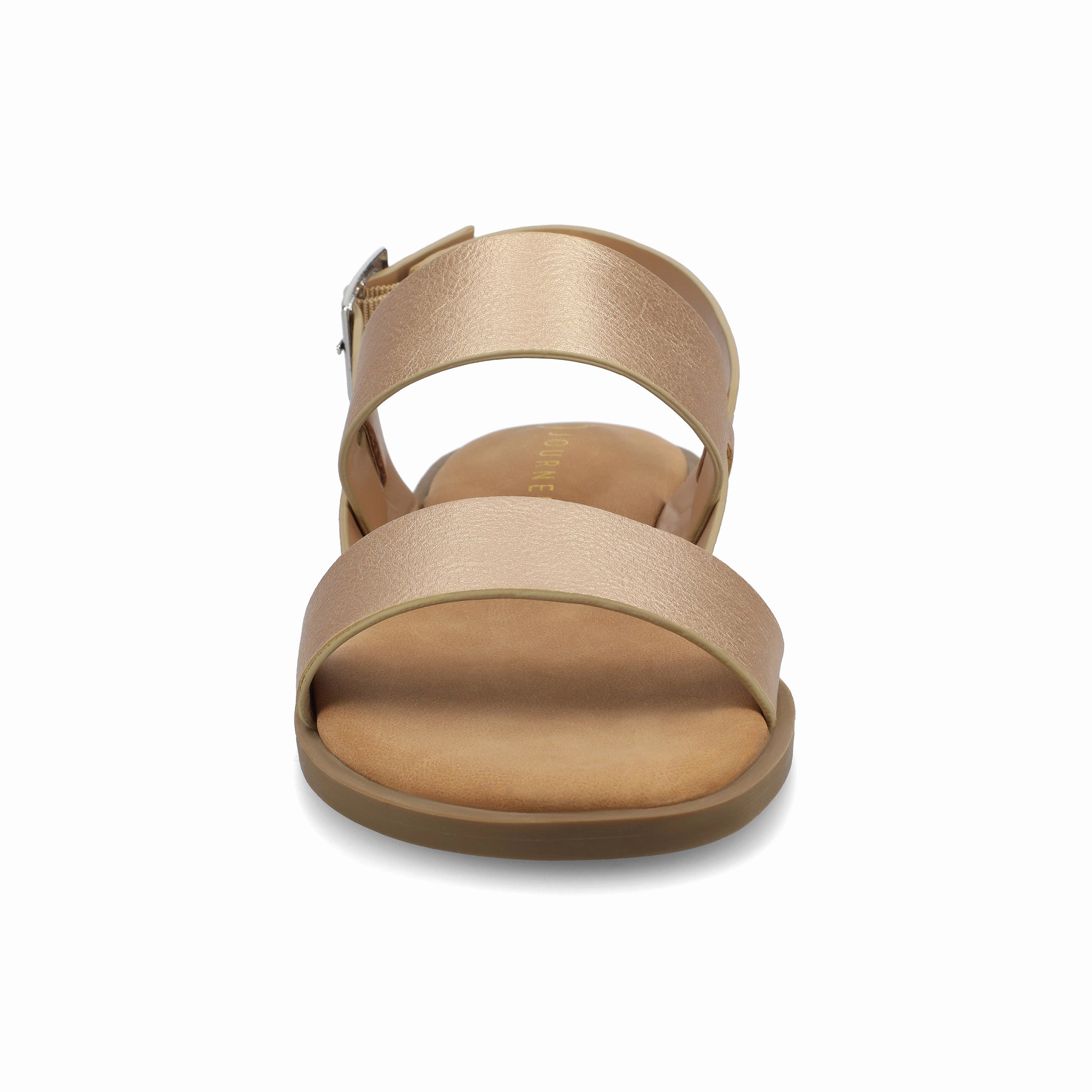 Journee Women's Lavine Wide Width Multi Strap Flat Sandals