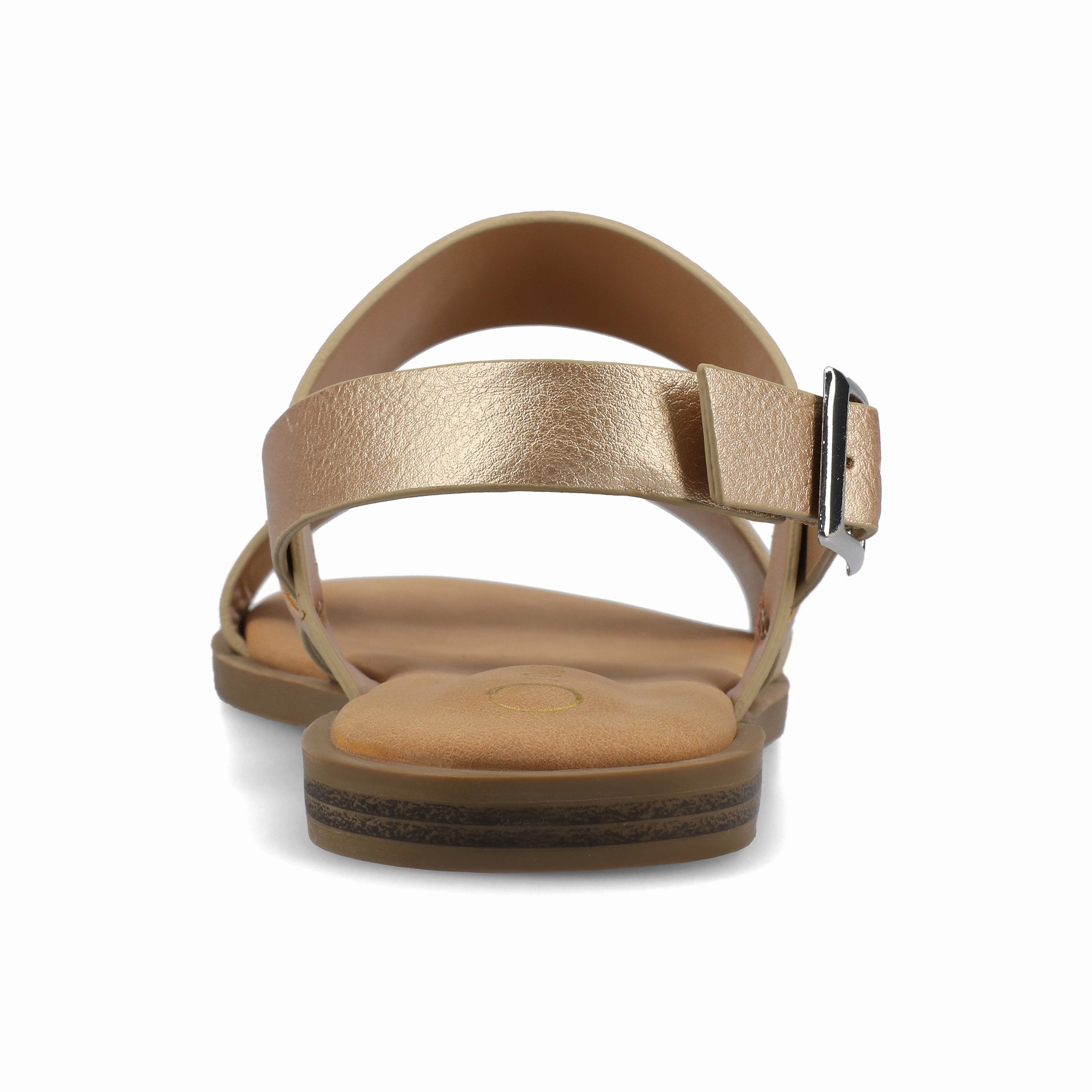 Journee Women's Lavine Wide Width Multi Strap Flat Sandals