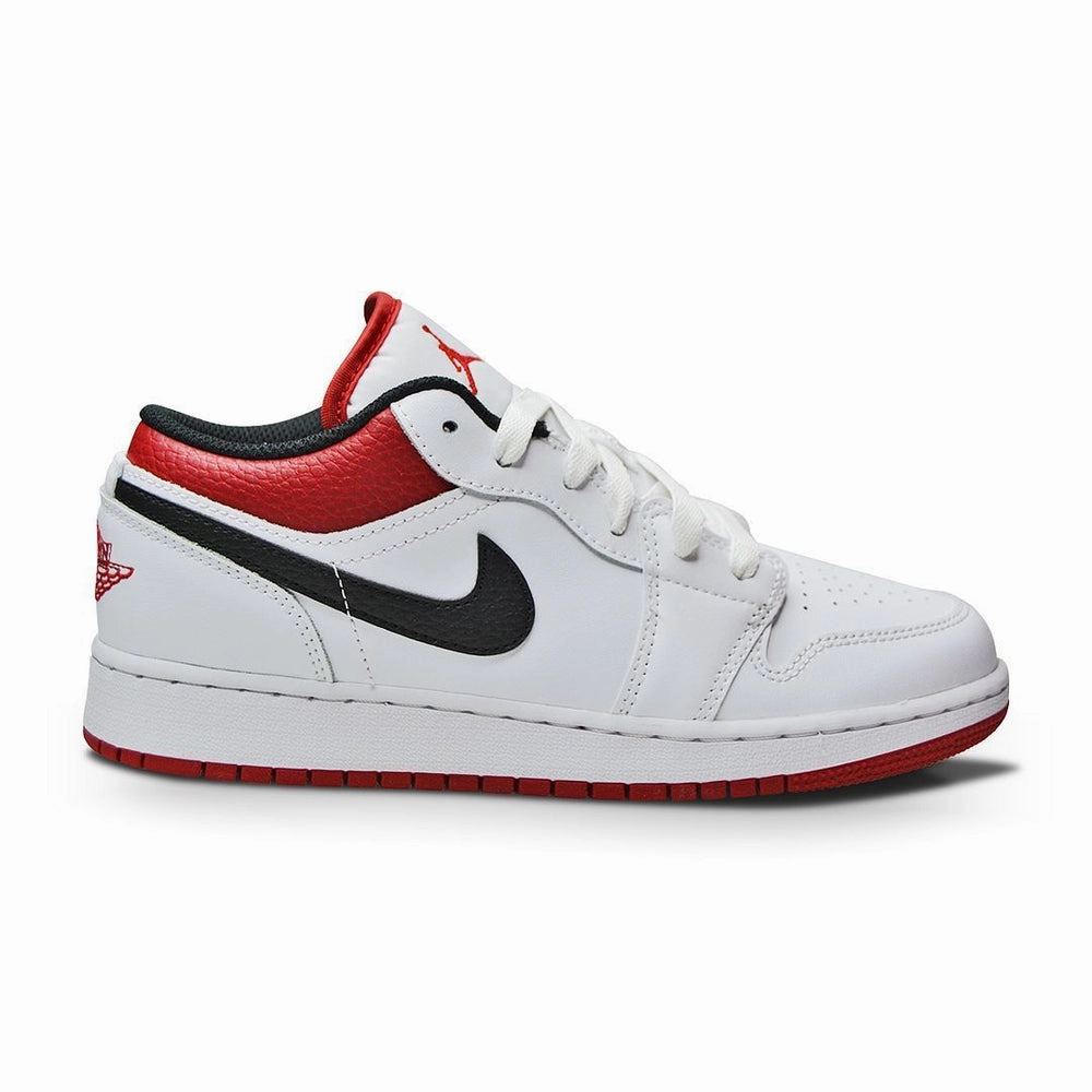Juniors Nike Air Jordan 1 Low (GS) - 553560 118 - White gym Red Black