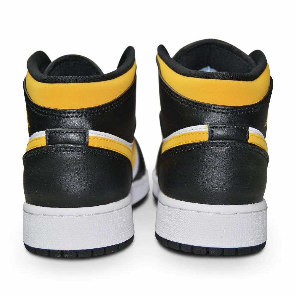 Juniors Nike Air Jordan 1 Mid (GS)  - 554725 177 - White Pollen Black