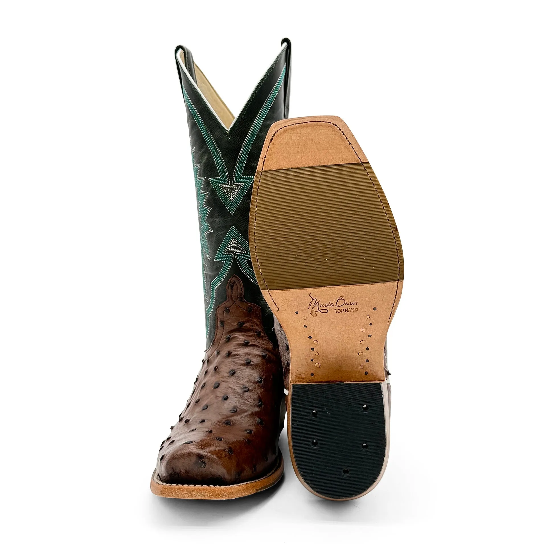 Kango Tobacco Full Quill Ostrich - M9502