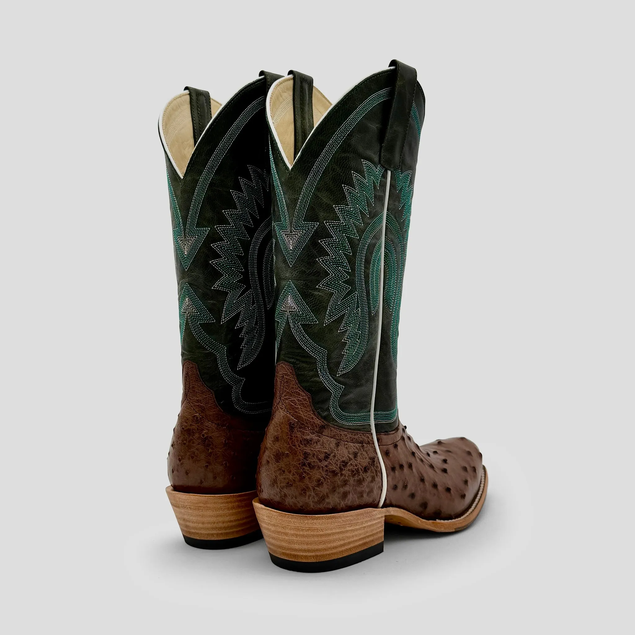 Kango Tobacco Full Quill Ostrich - M9502