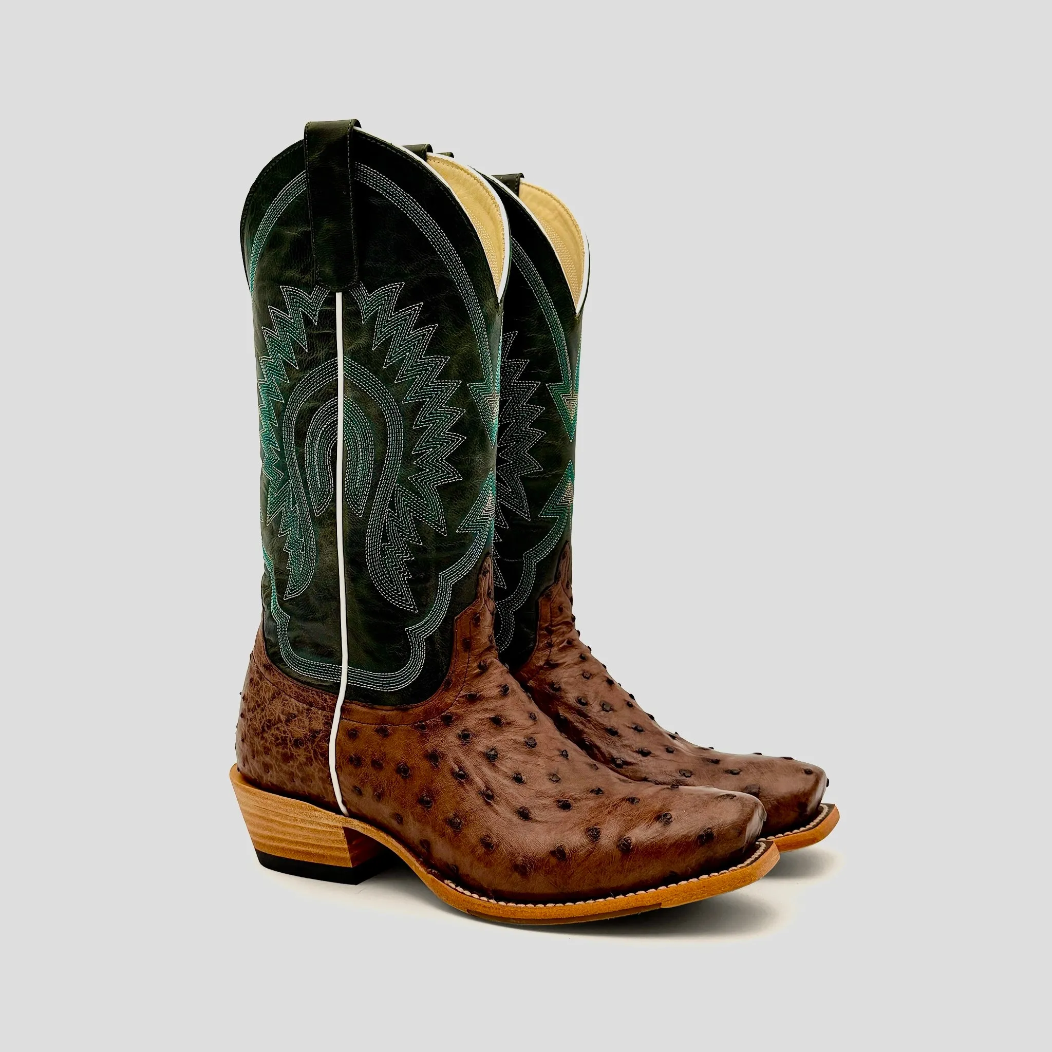 Kango Tobacco Full Quill Ostrich - M9502