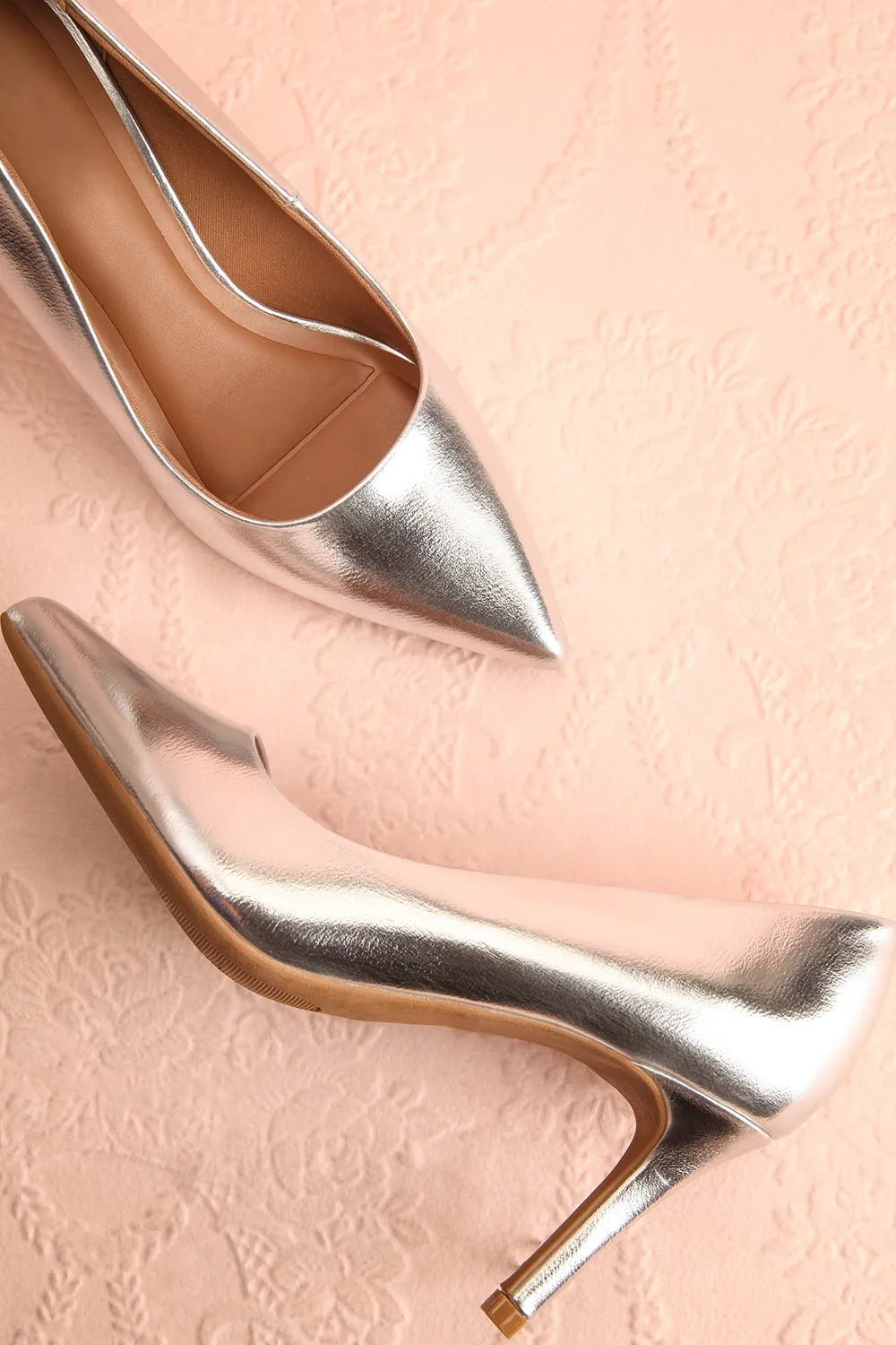 Karah Silver | Pointed-Toe Pumps