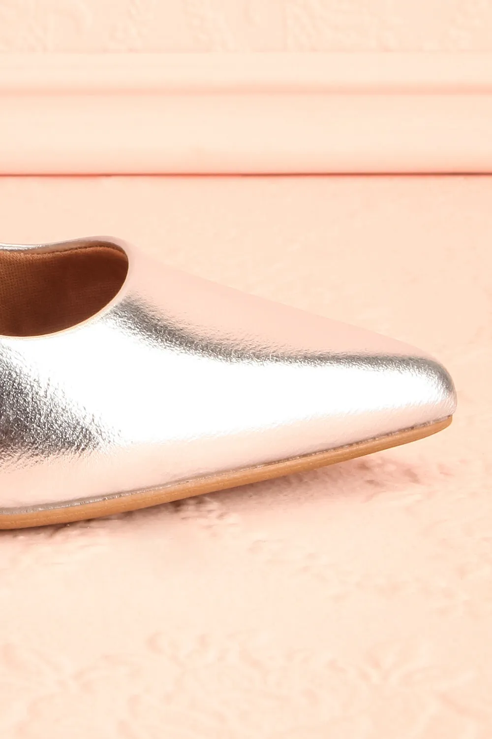 Karah Silver | Pointed-Toe Pumps