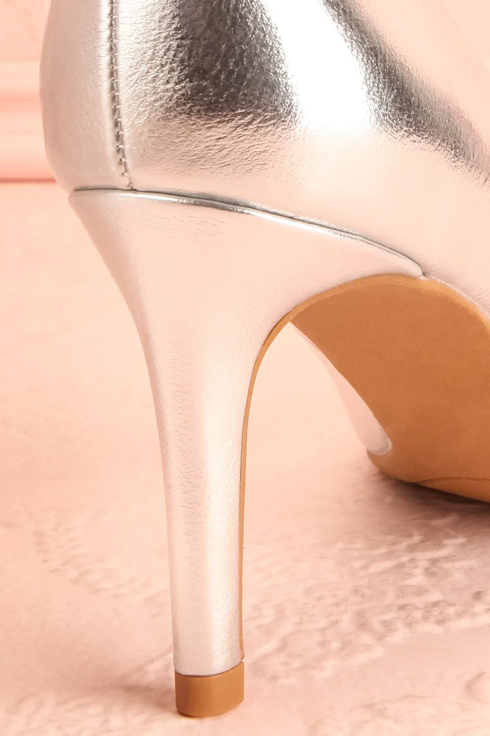 Karah Silver | Pointed-Toe Pumps