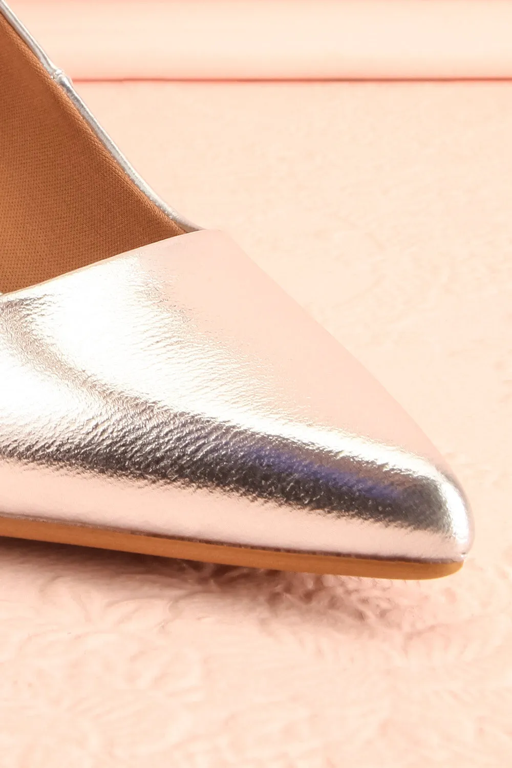 Karah Silver | Pointed-Toe Pumps