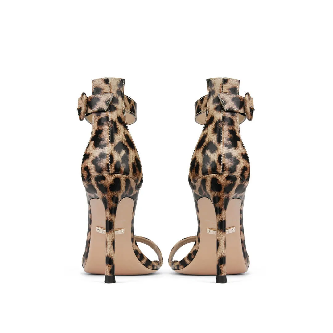 *KESIA LEOPARD - high sandal