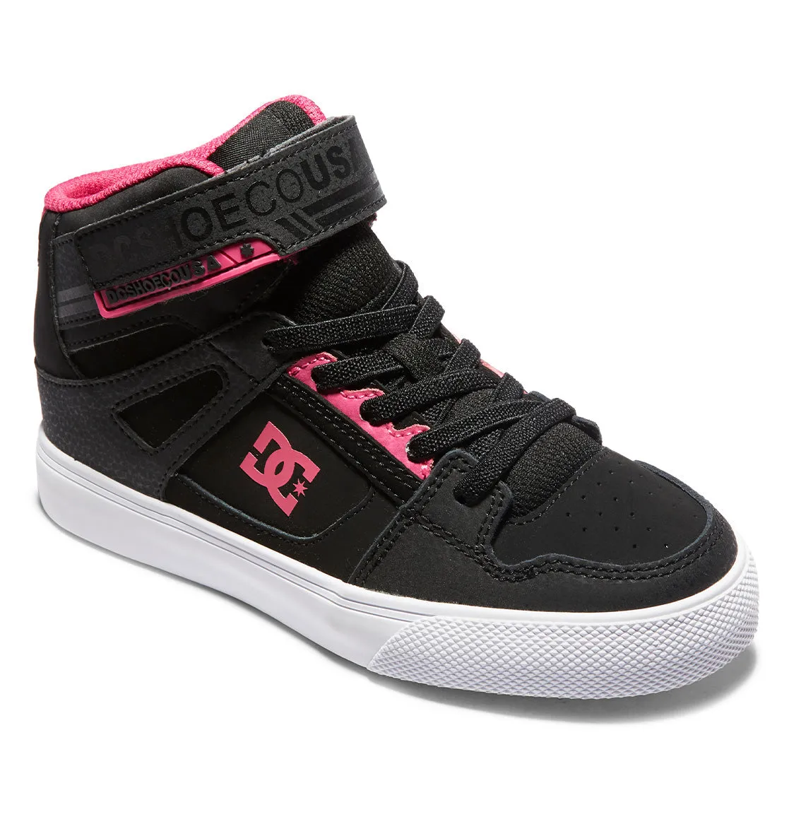 Kids' Pure High Elastic Lace High-Top Shoes