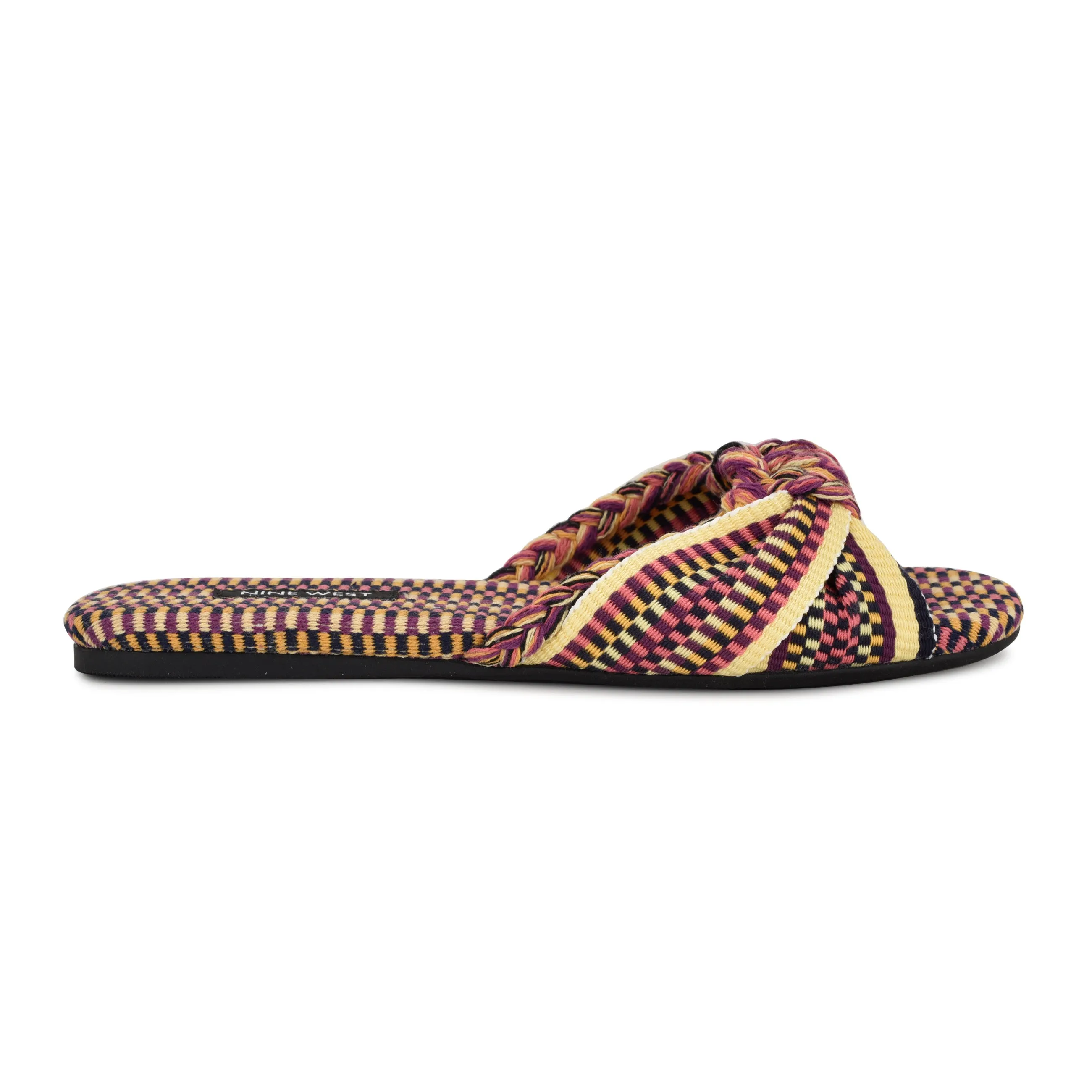 Lalta Knotted Flat Slide Sandals