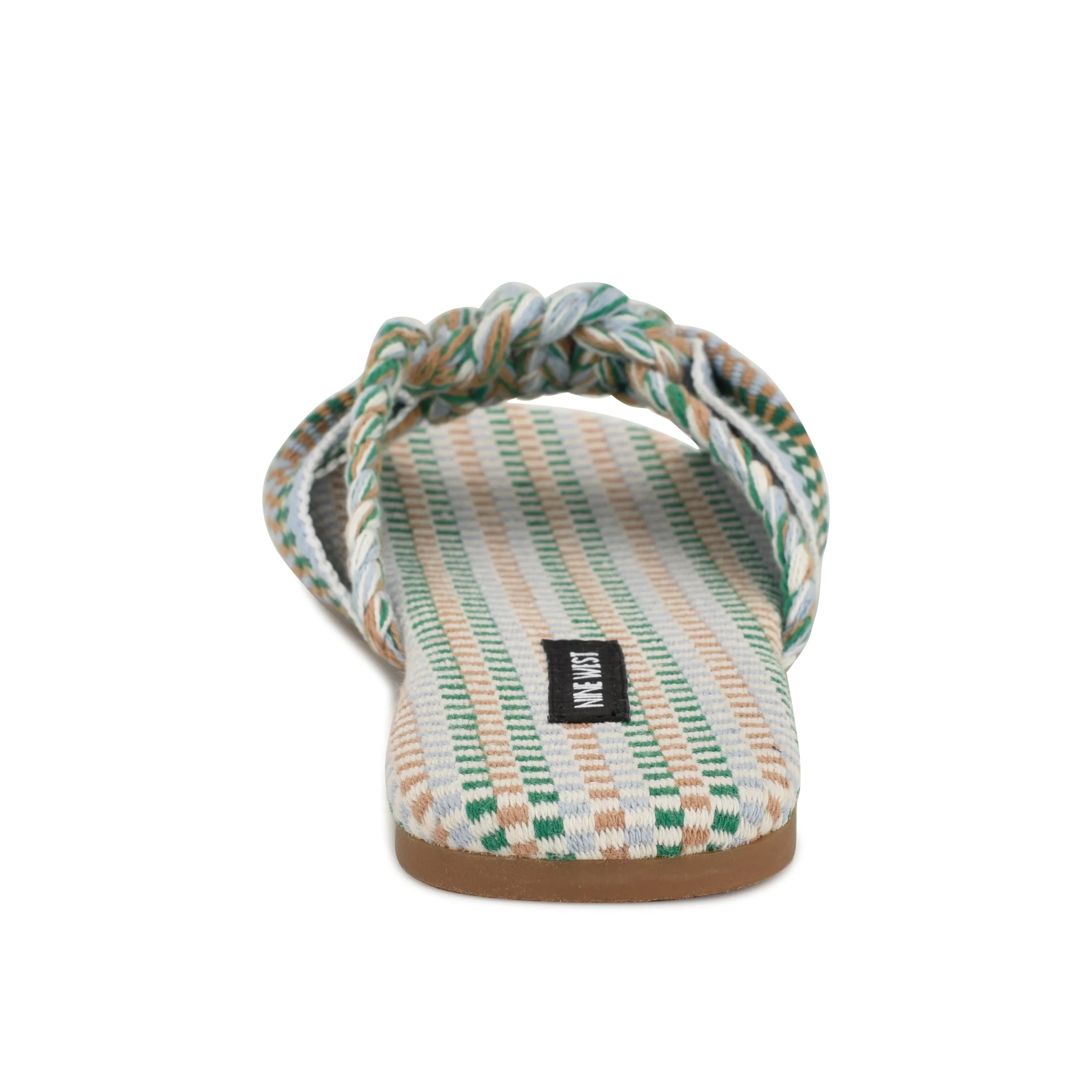 Lalta Knotted Flat Slide Sandals
