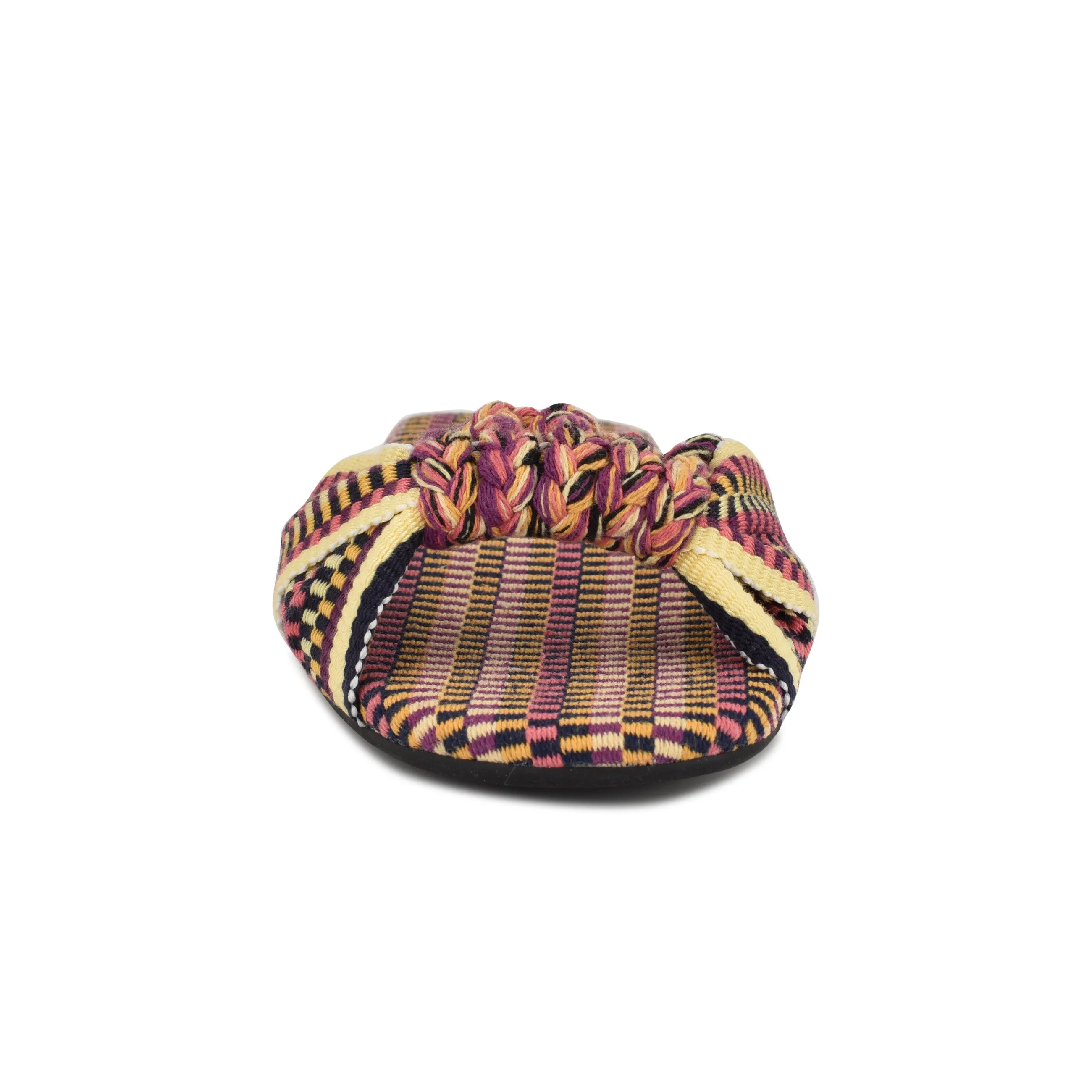 Lalta Knotted Flat Slide Sandals