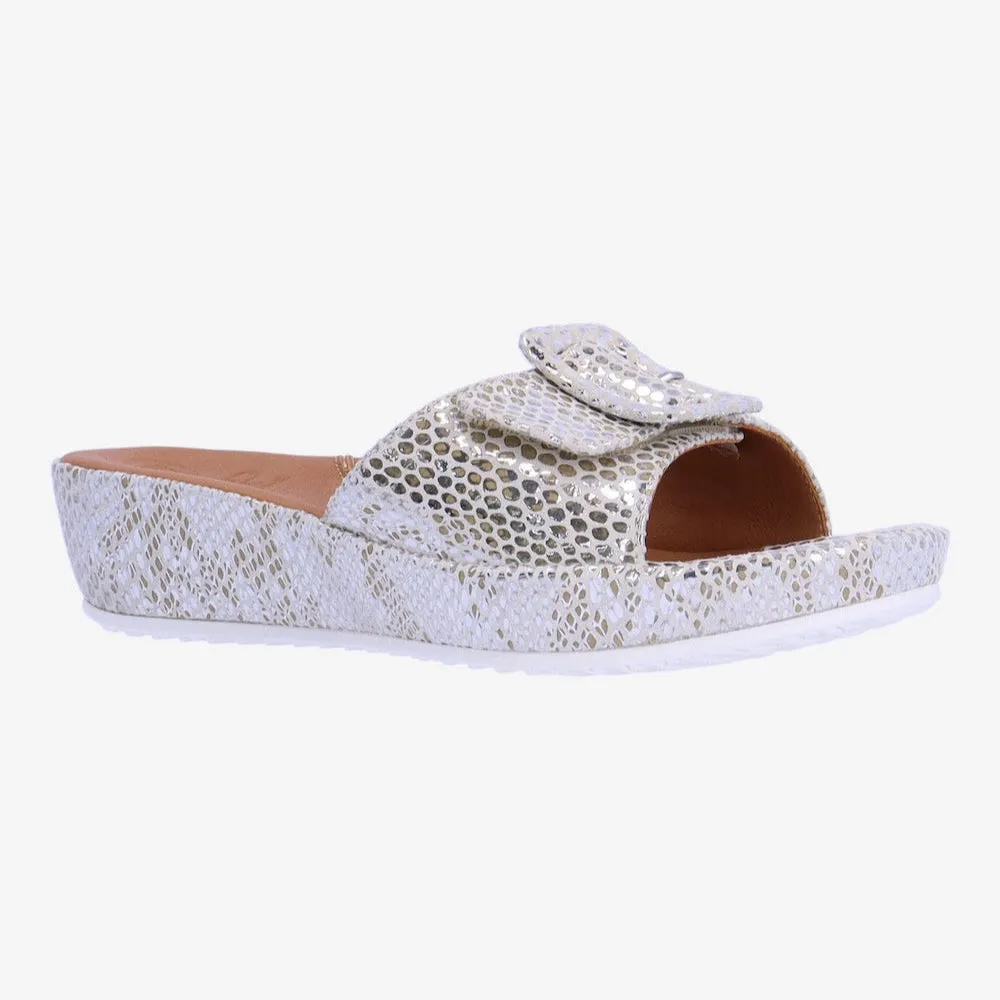 L'AMOUR DES PIEDS CALLYE - SILVER SNAKE MULTI
