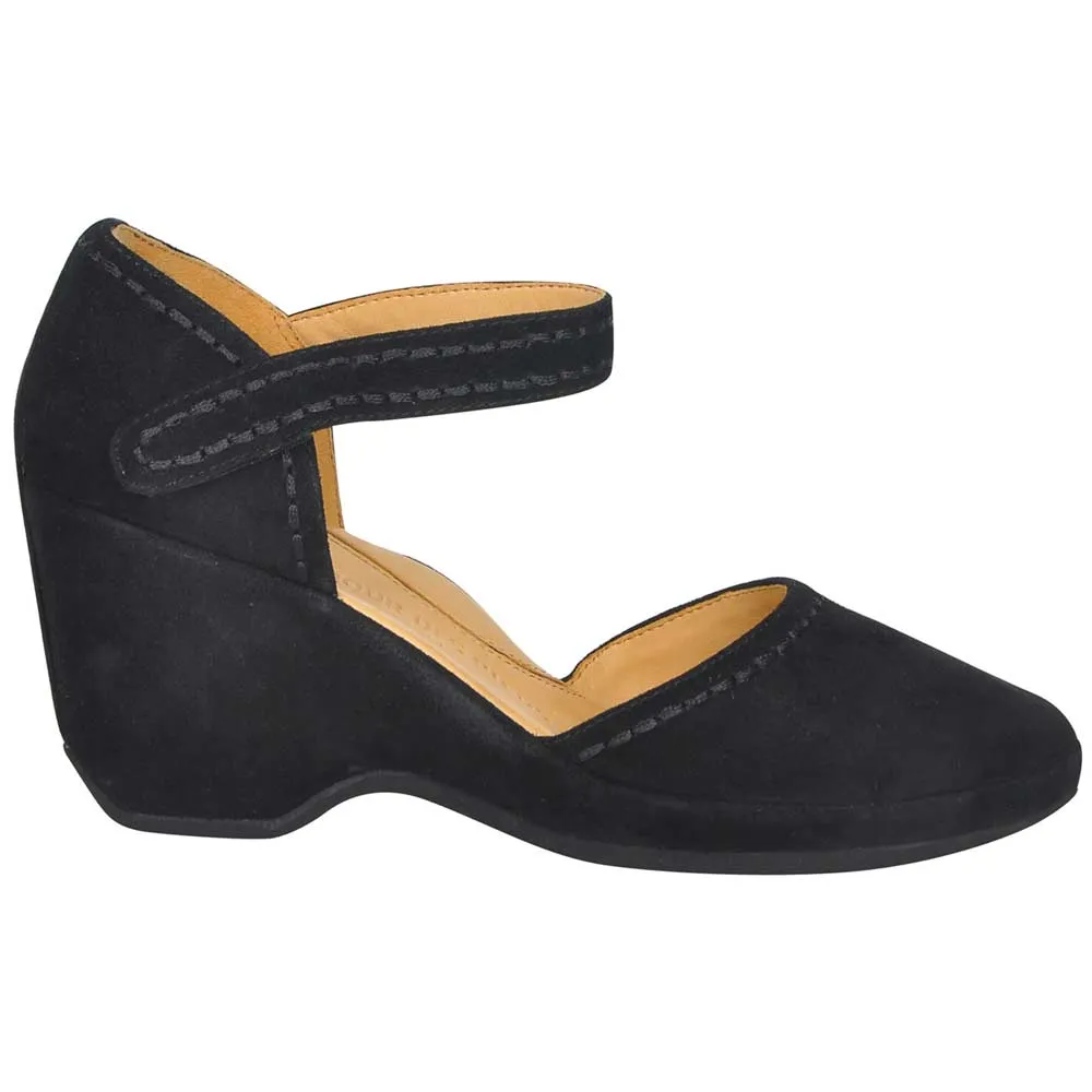 L'Amour Des Pieds Women's Orva Black Suede