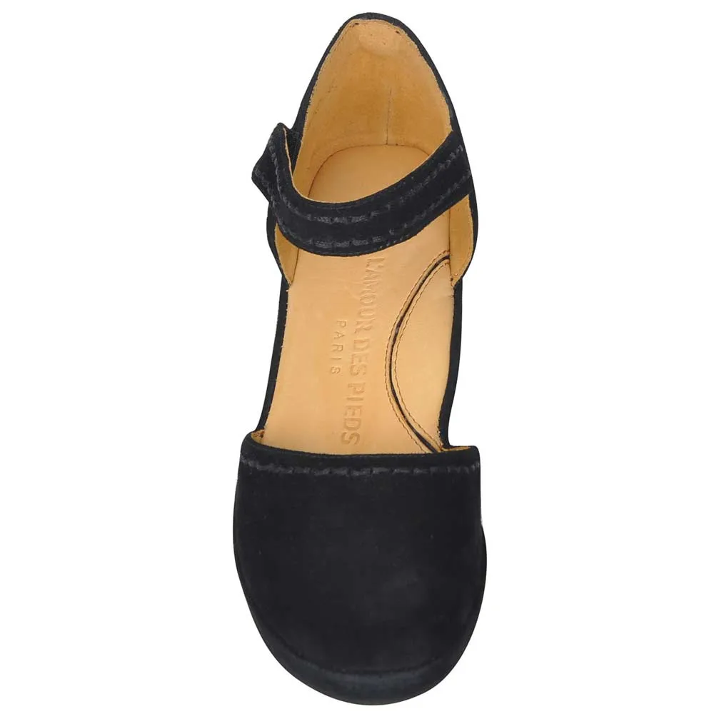 L'Amour Des Pieds Women's Orva Black Suede