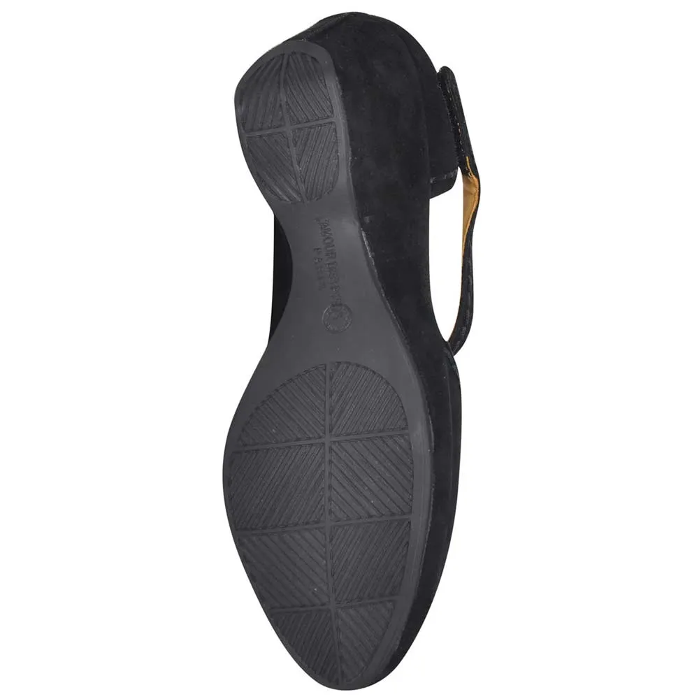 L'Amour Des Pieds Women's Orva Black Suede