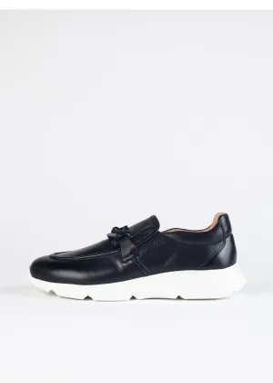 Leather Sneaker with Chain