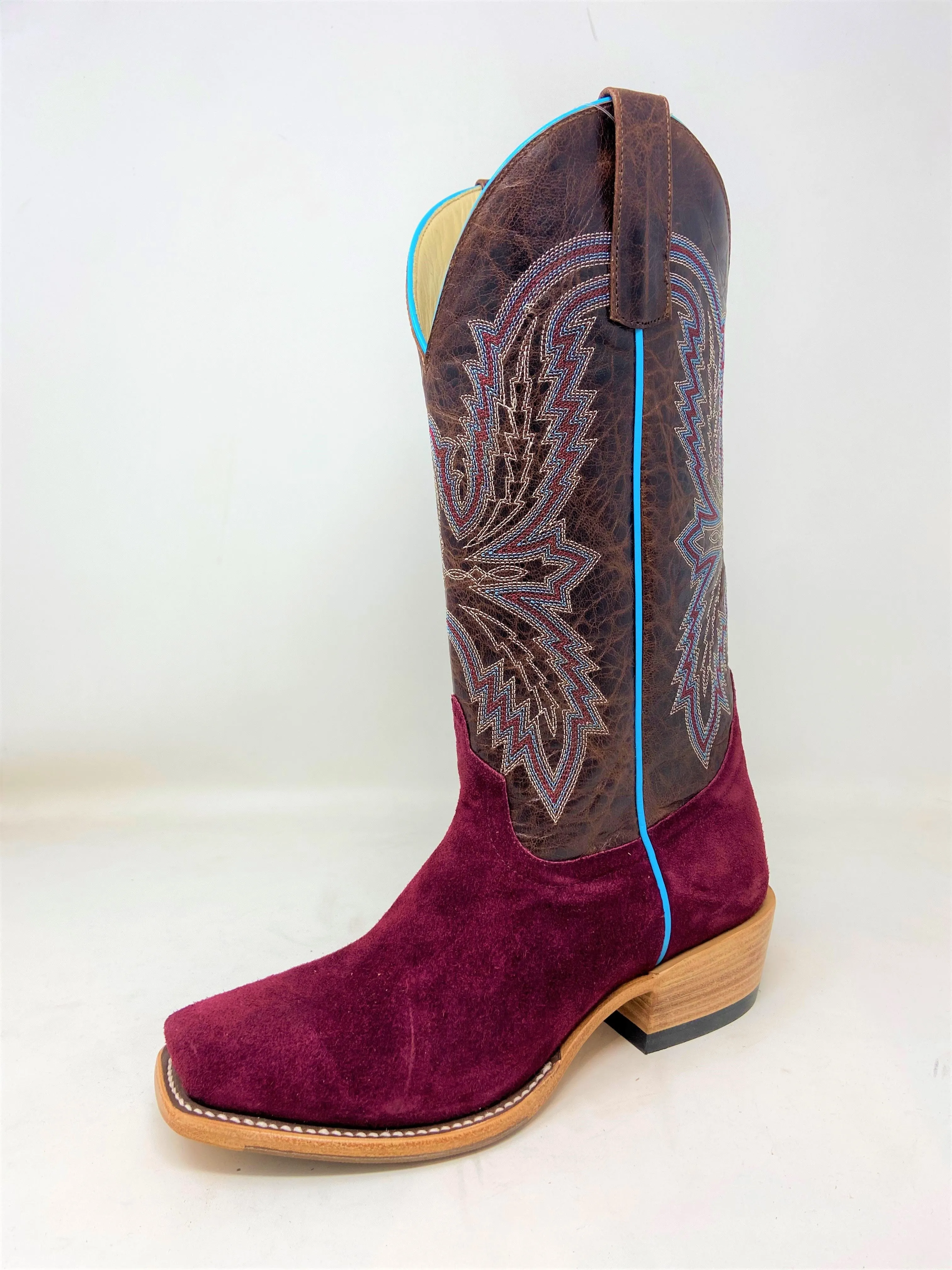 Macie Bean Burgundy Suede - M9500