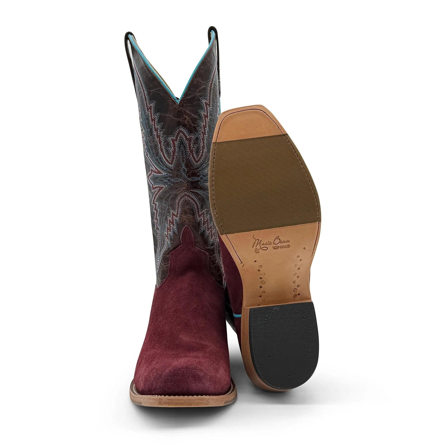 Macie Bean Burgundy Suede - M9500
