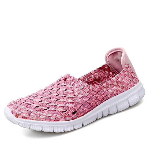 Majo Women's Knit Comfortable Loafer Walking Shoes