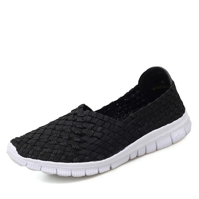 Majo Women's Knit Comfortable Loafer Walking Shoes