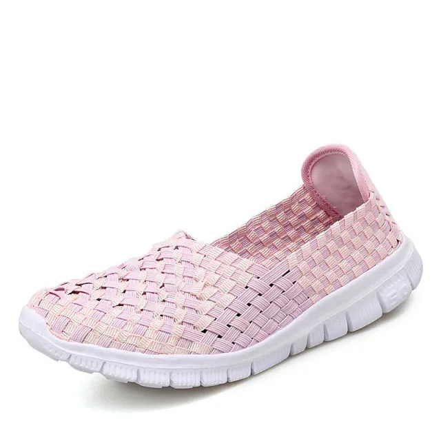 Majo Women's Knit Comfortable Loafer Walking Shoes