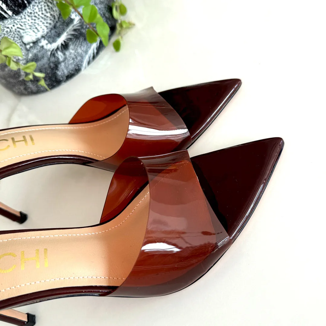 *Marisol - PVC Pointed-toe Mules