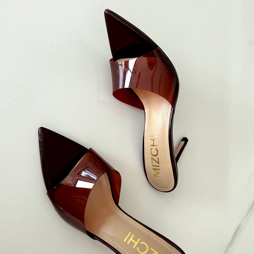 *Marisol - PVC Pointed-toe Mules