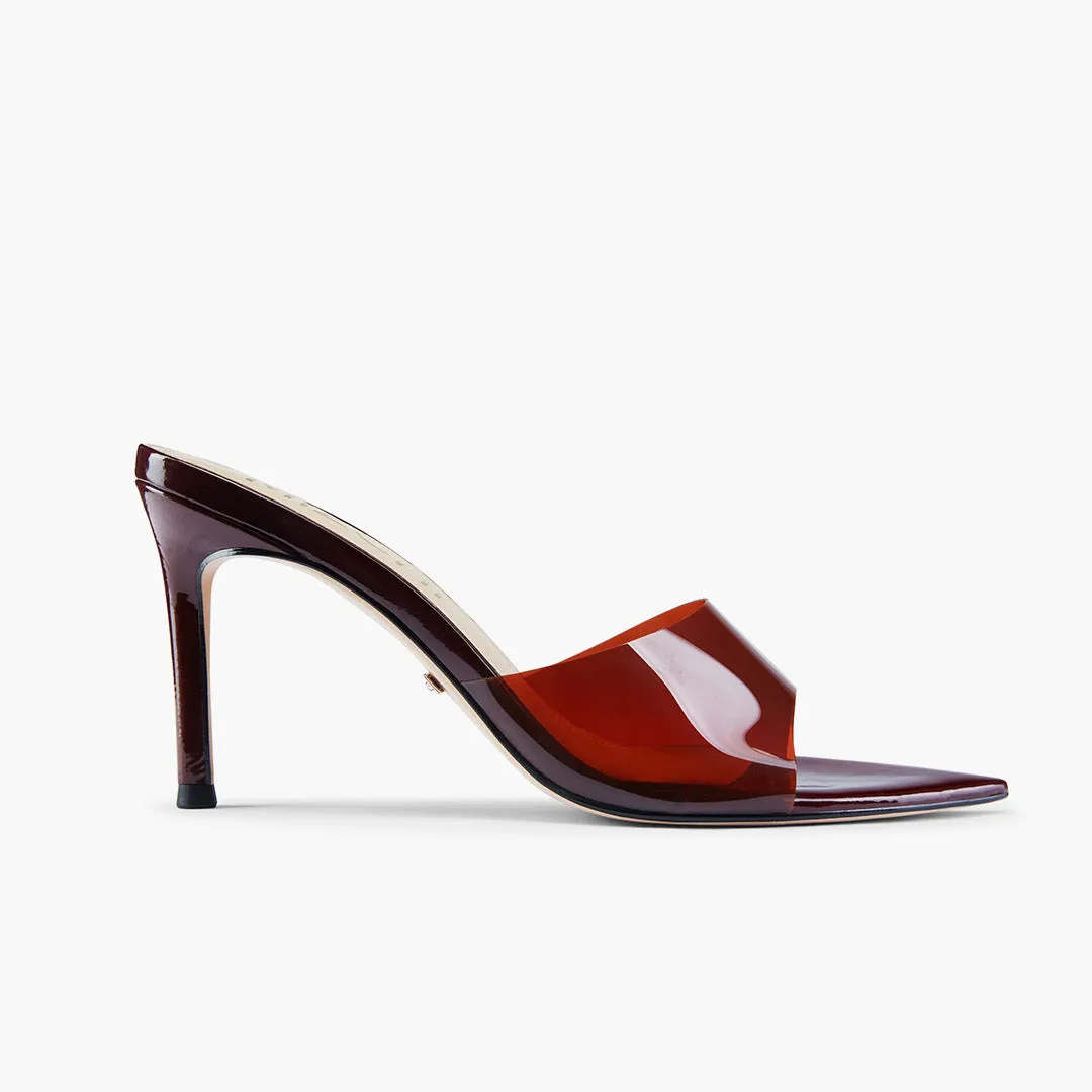*Marisol - PVC Pointed-toe Mules