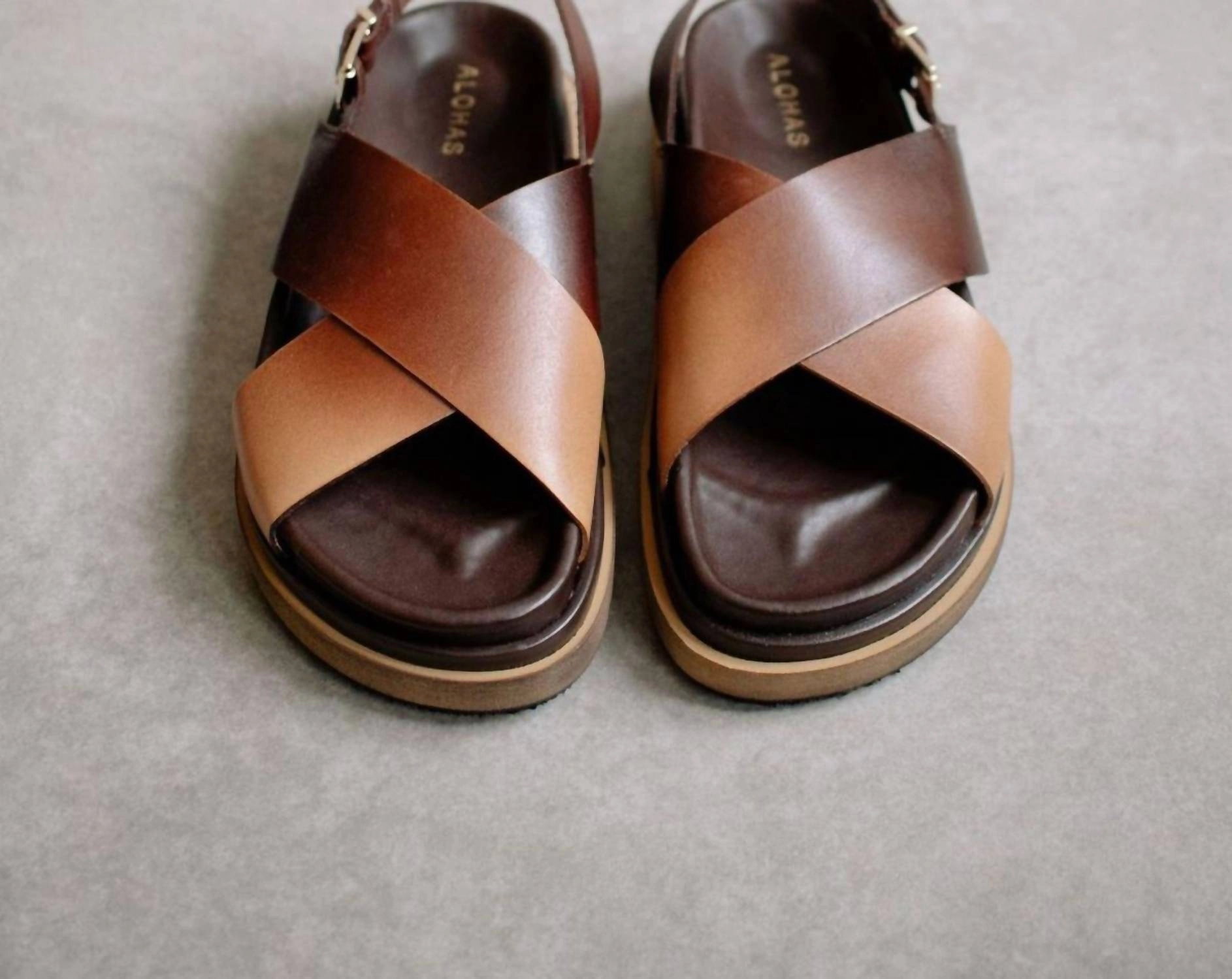 Marshmallow Brown Degrade Sandals
