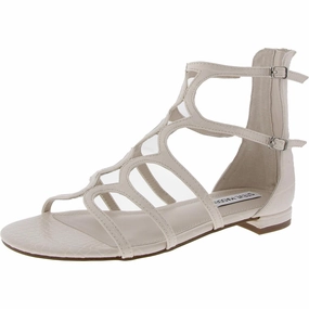 Morocco Womens Zipper Faux Leather Ankle Strap