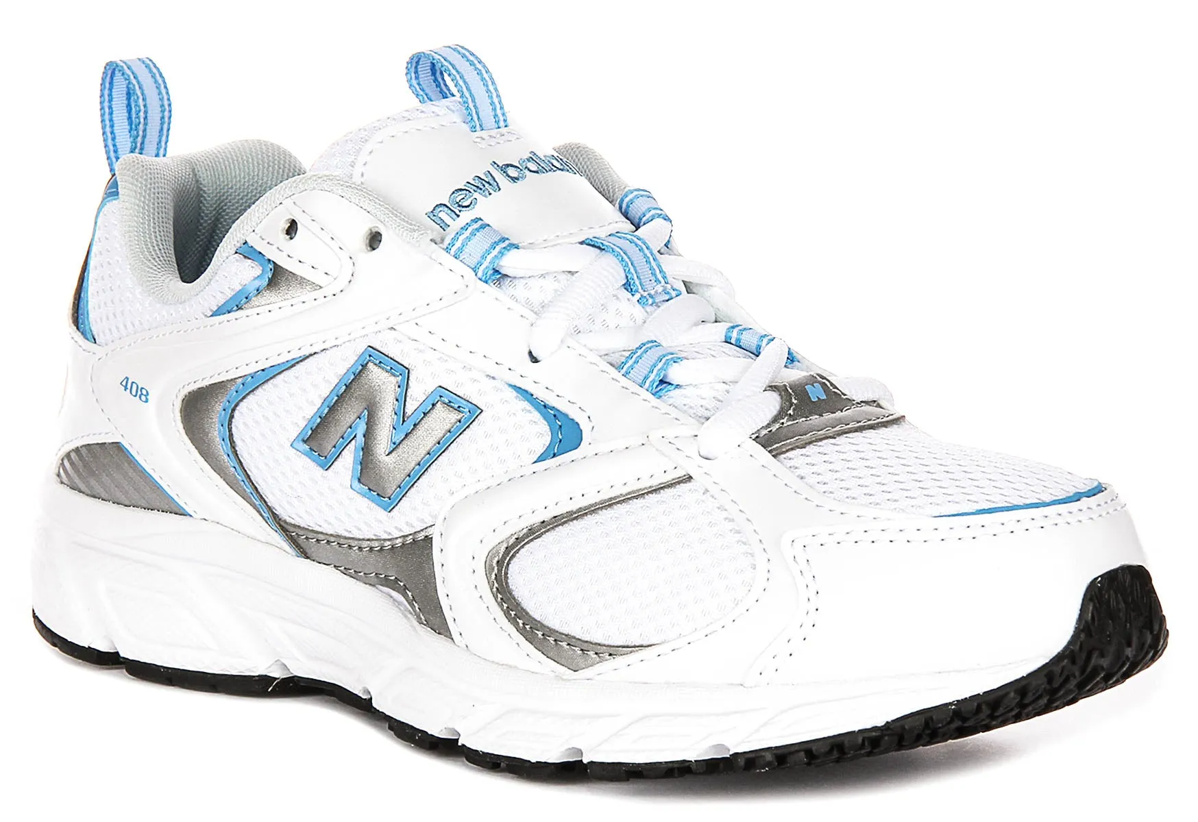 New Balance ML 408B In White Blue Trainers