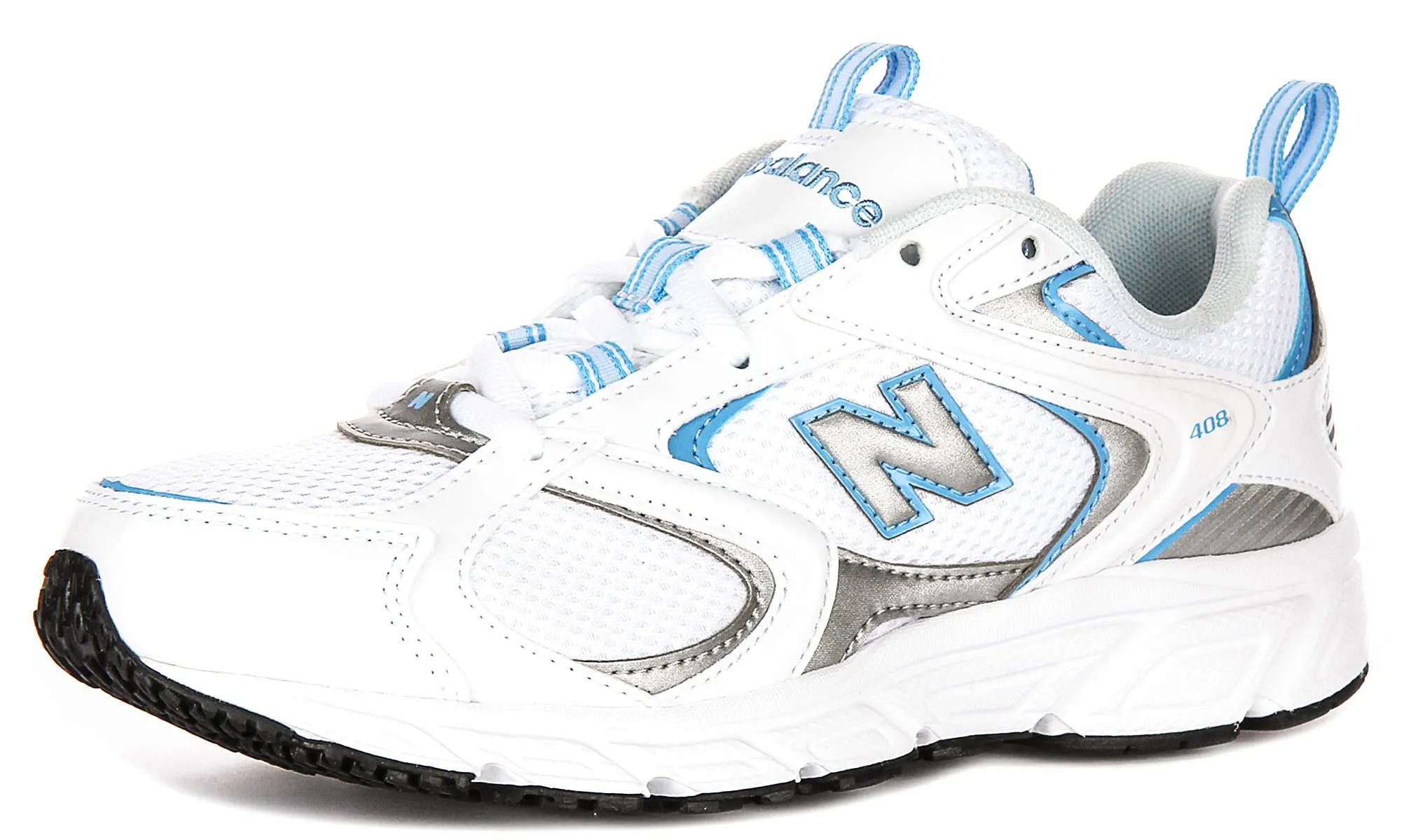 New Balance ML 408B In White Blue Trainers