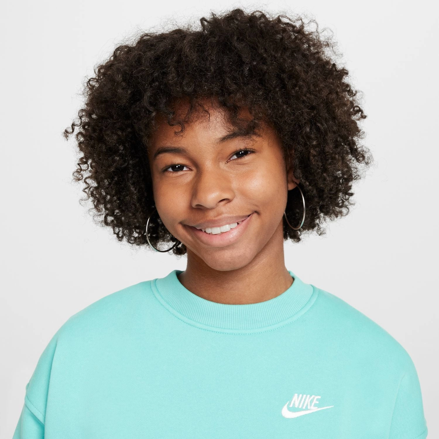 nike Club Fleece Oversize Crew - Youth