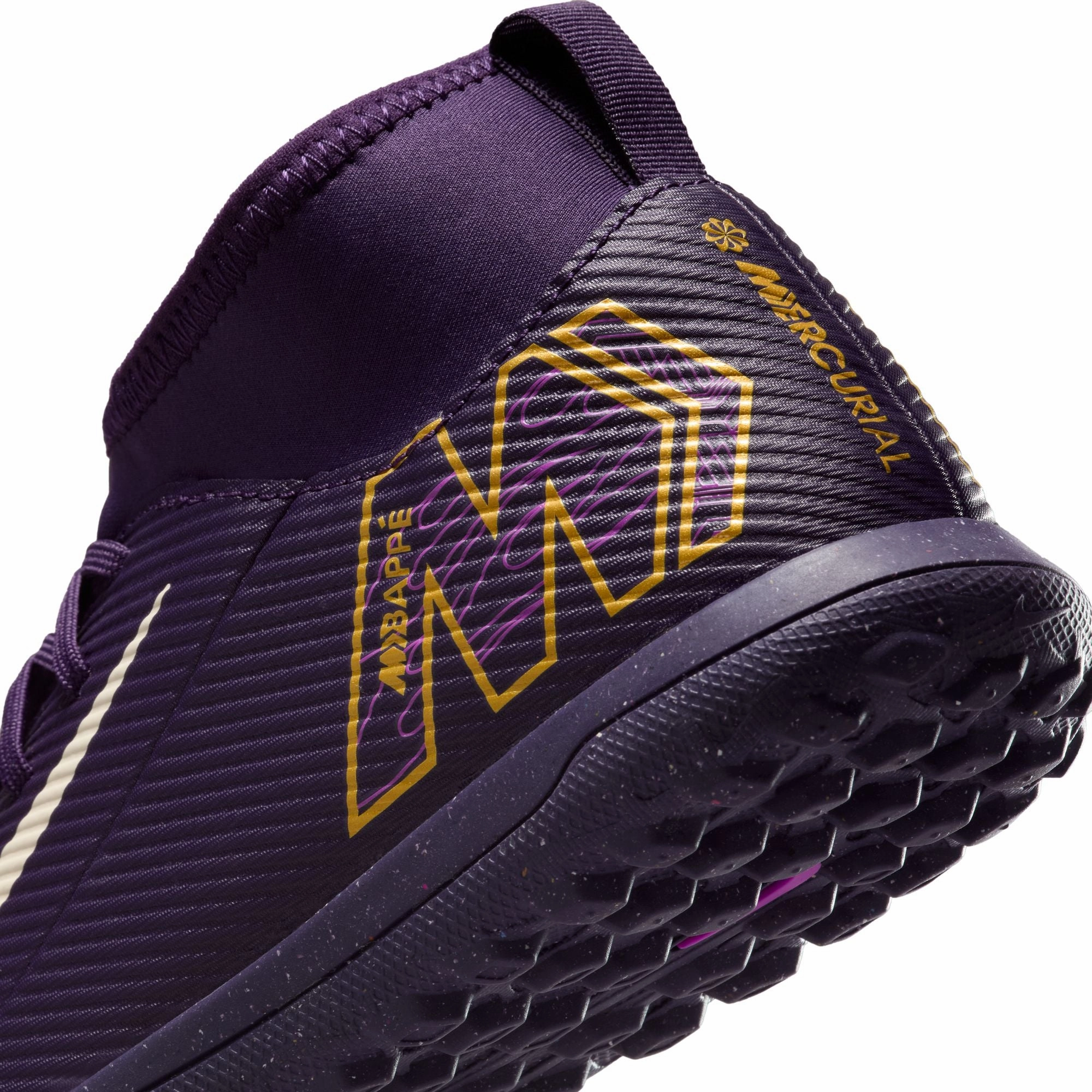 Nike Junior Zoom Superfly 9 Club KM FG Firm Ground Cleats - Grand Purple/Pale Ivory