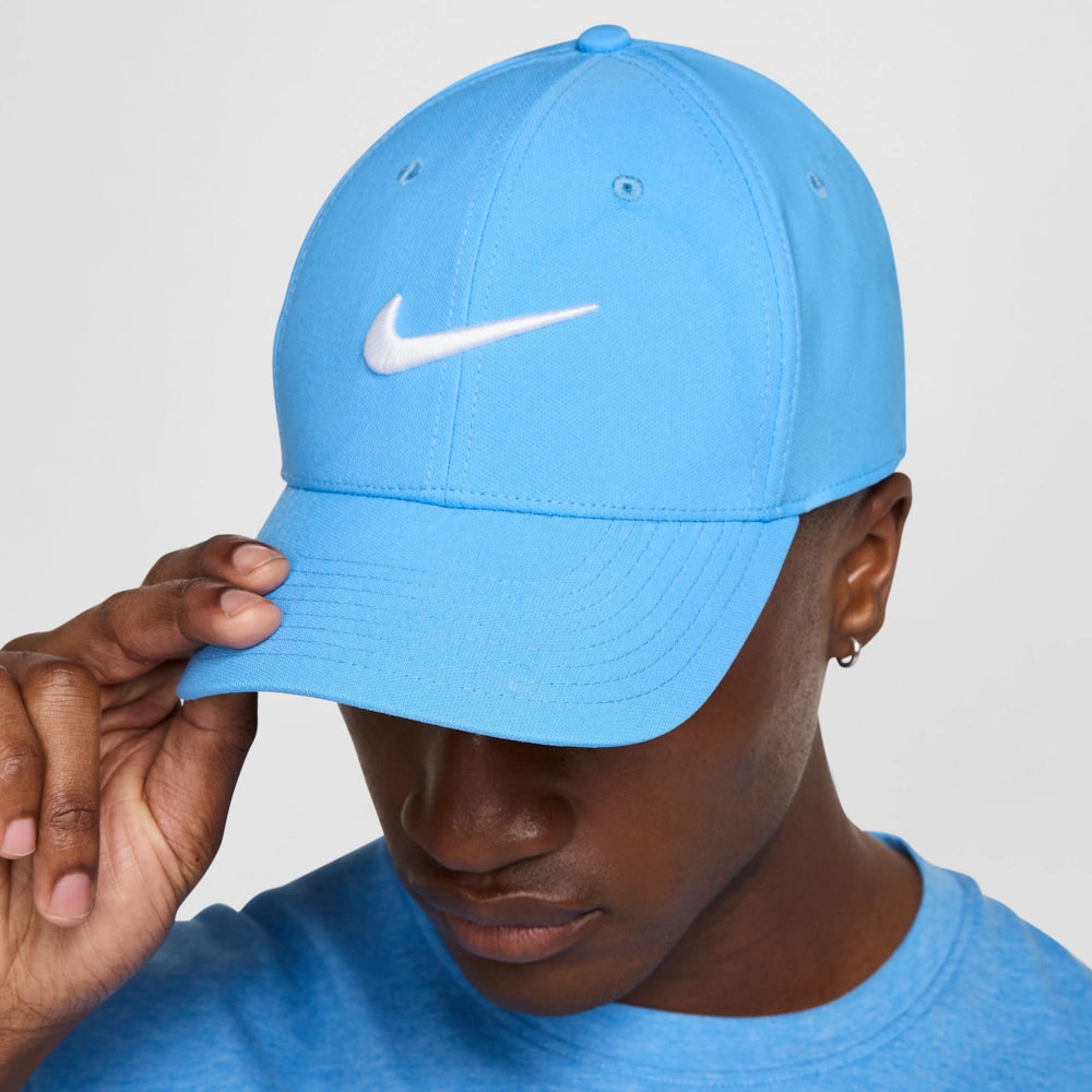 nike Nike Dri-Fit Club Cap Structured Swoosh Performance Strapback