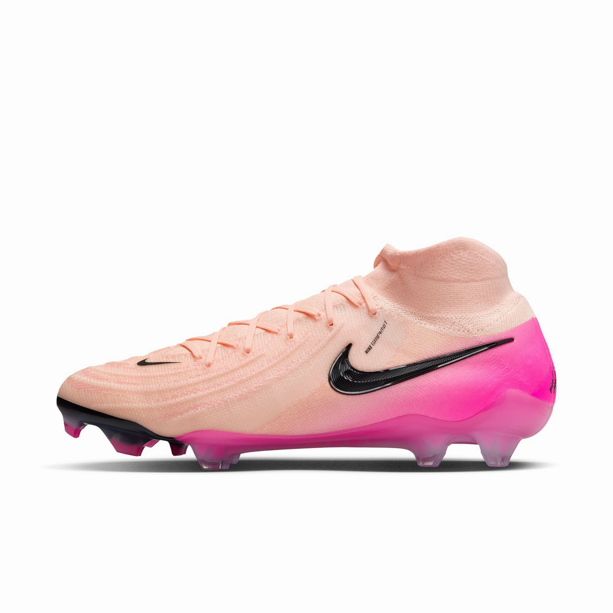 Nike Phantom Luna Elite FG Firm Ground Soccer Cleat - Chrimson Tint/ Black-Pink Blast