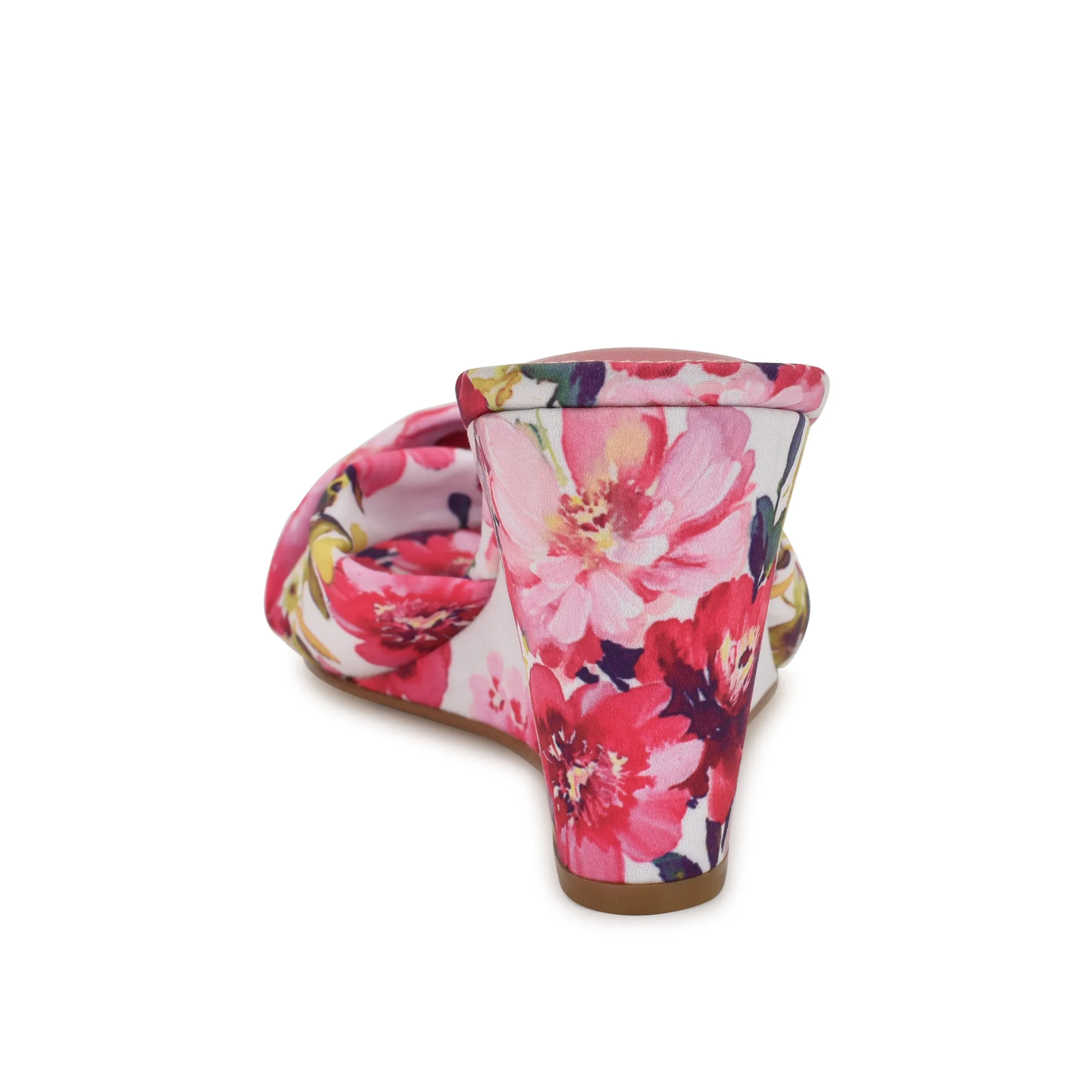 Nikhil Twist Wedge Sandals