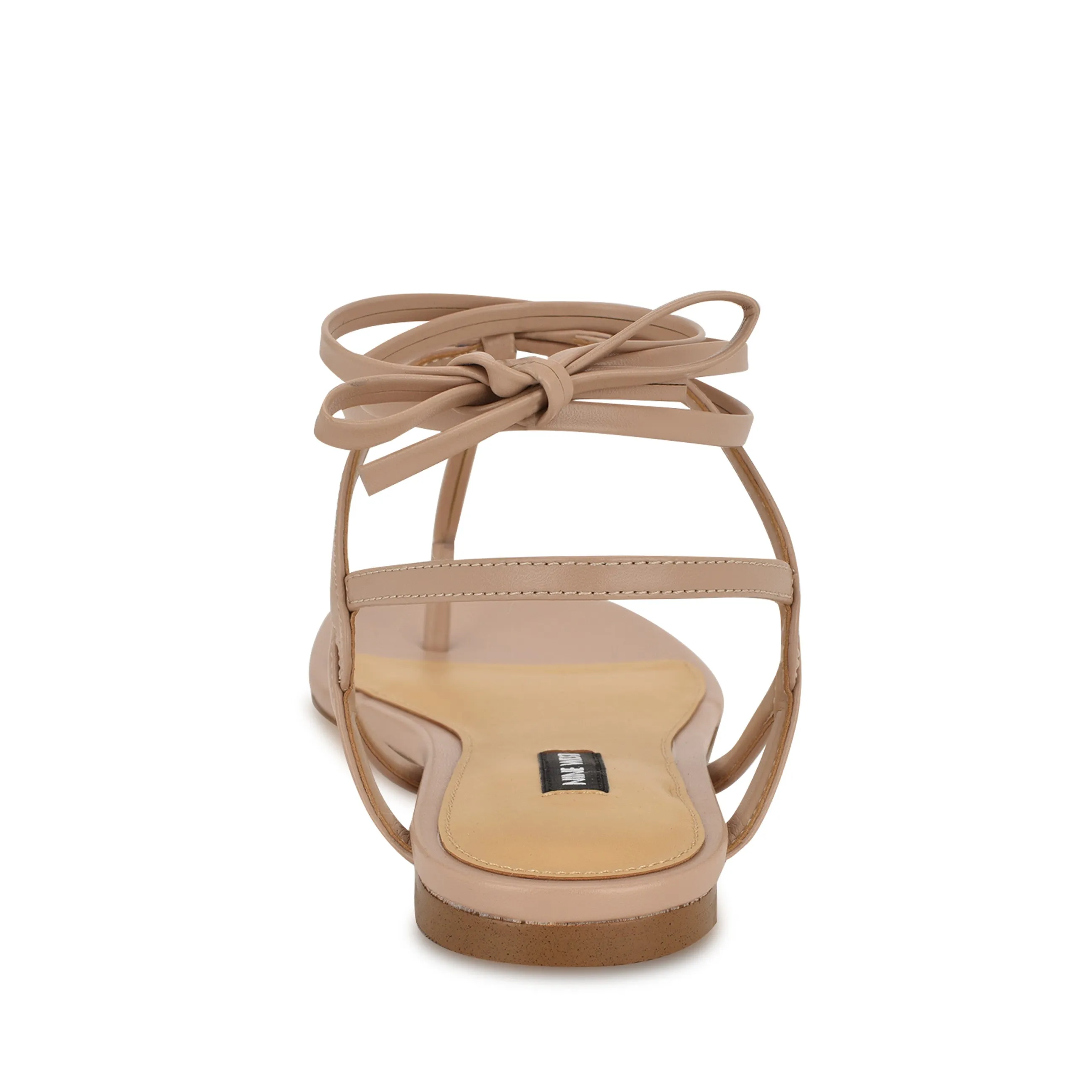 Norta Ankle Wrap Thong Sandals
