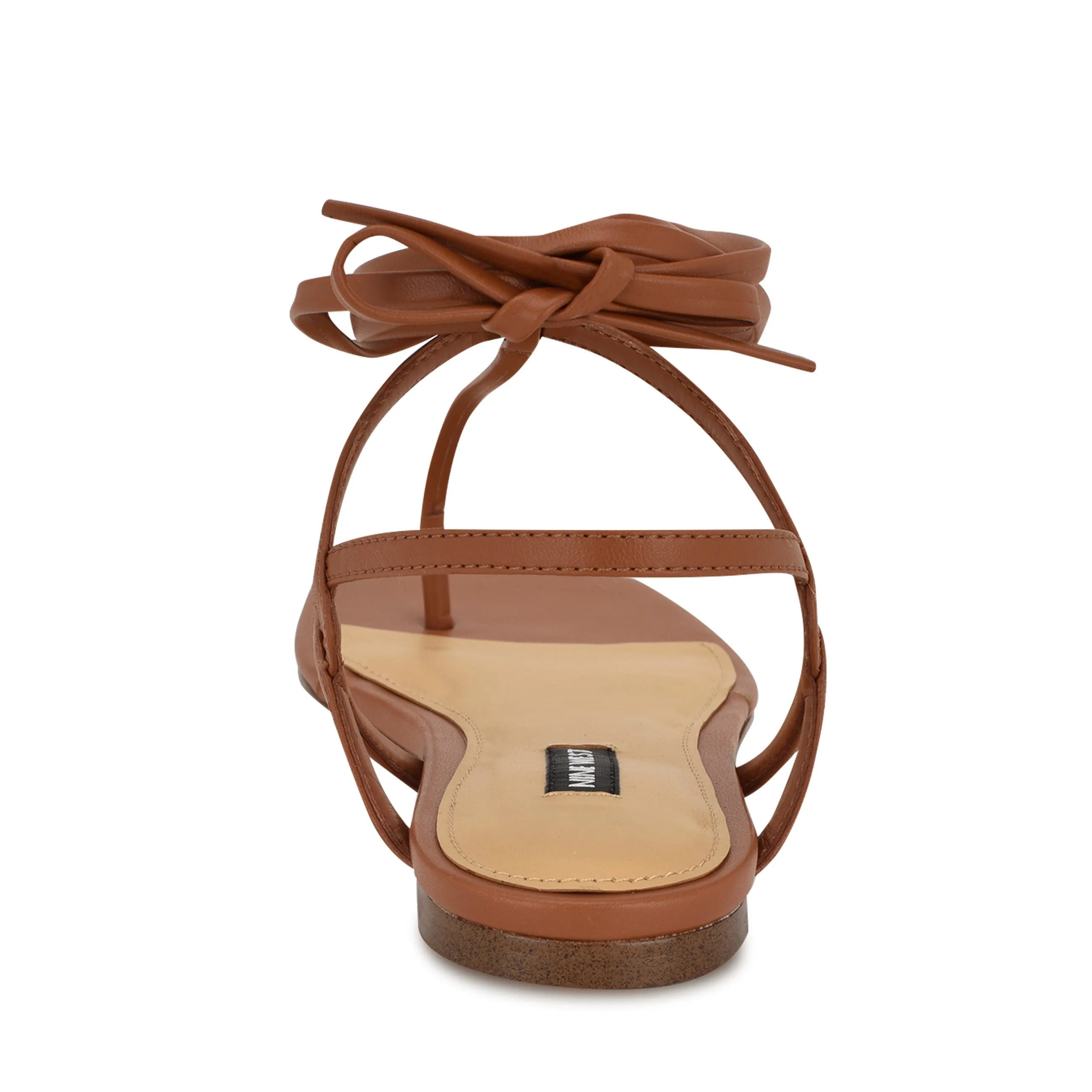 Norta Ankle Wrap Thong Sandals